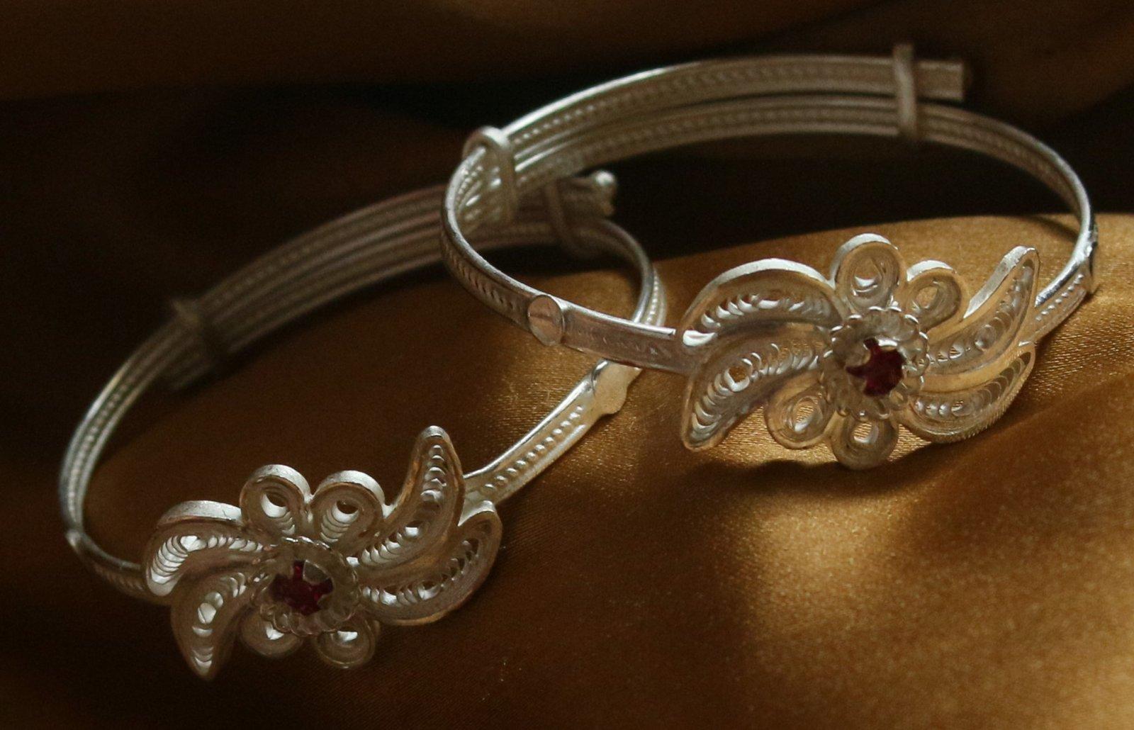 Baby Filigree Fancy Bangle