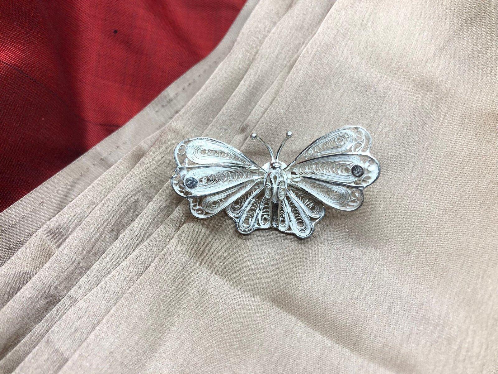 Butterfly Saree Pin view 6