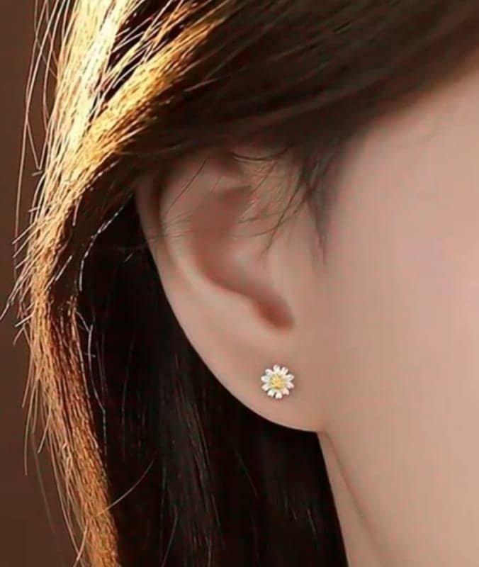 Cosmos Earrings view 2