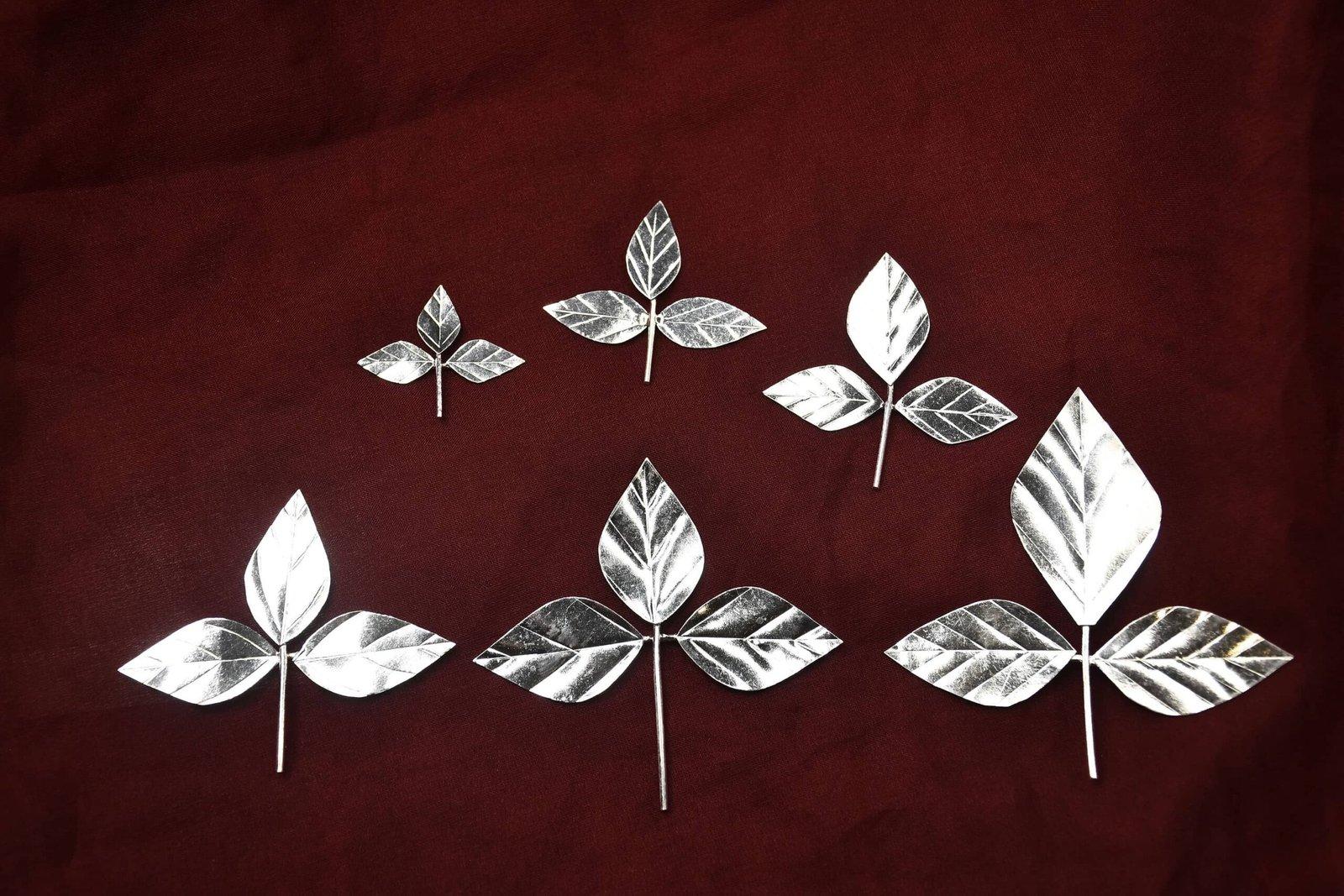 Engrave Belpata/ Belpatra/ Bilvapatra for puja view 4