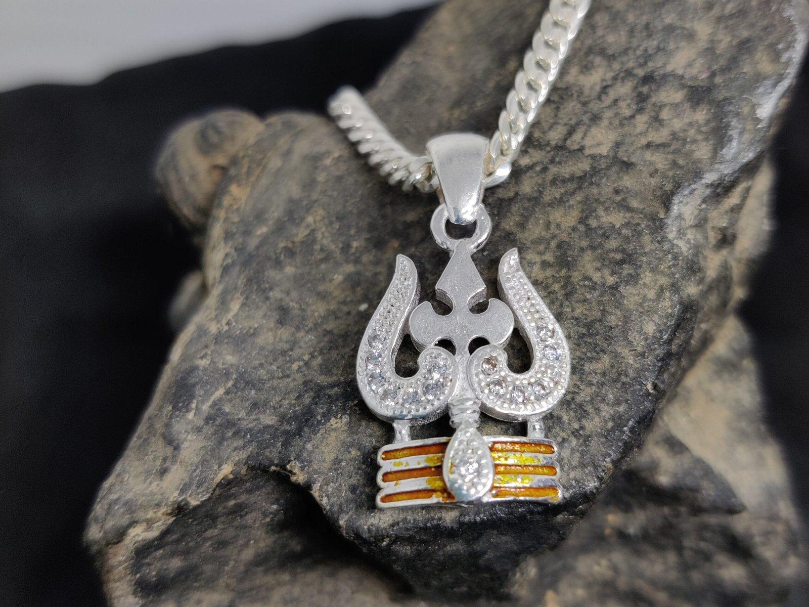 Fancy Trishul Pendant view 1