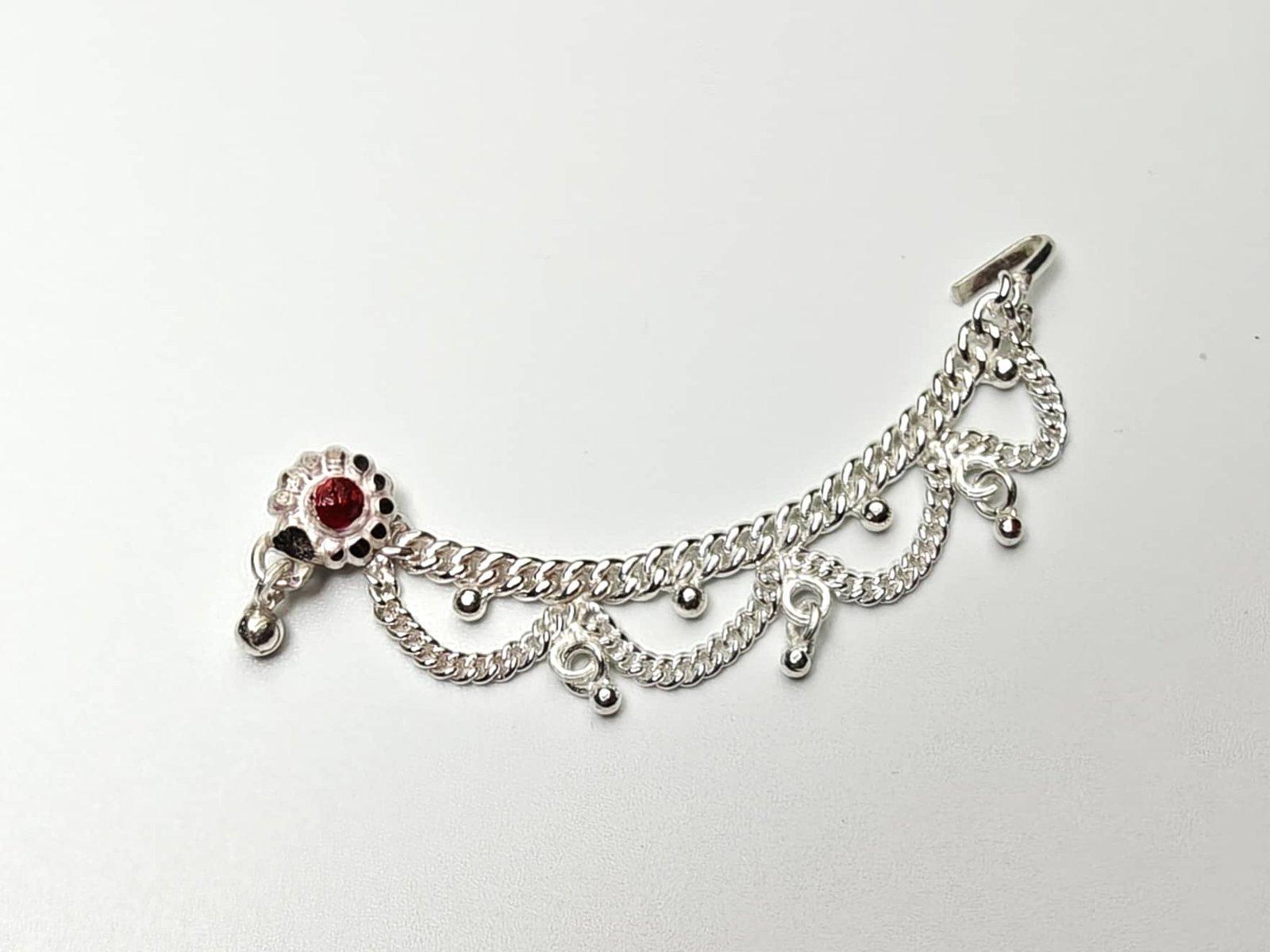 Gahenaz silver Ambika Nose Ring/ Noth Tana for Idol view 5