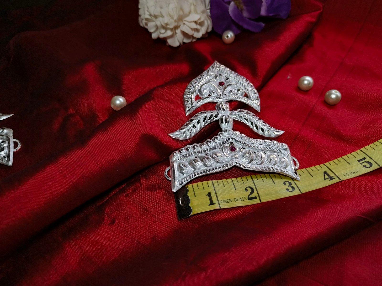 Gahenaz Silver Mukut for Devi Ma view 4