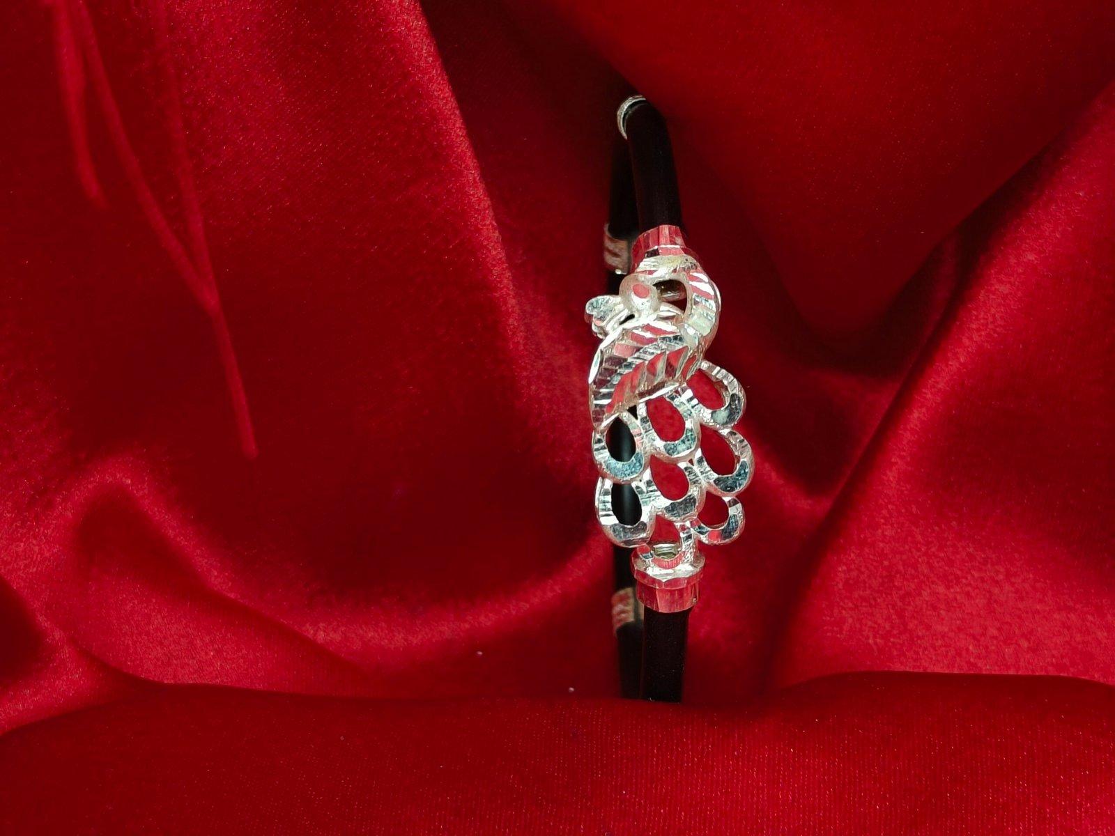 Gahenaz Silver Pekham Loha / Noa/ Iron Bangle 2.5, 2.6