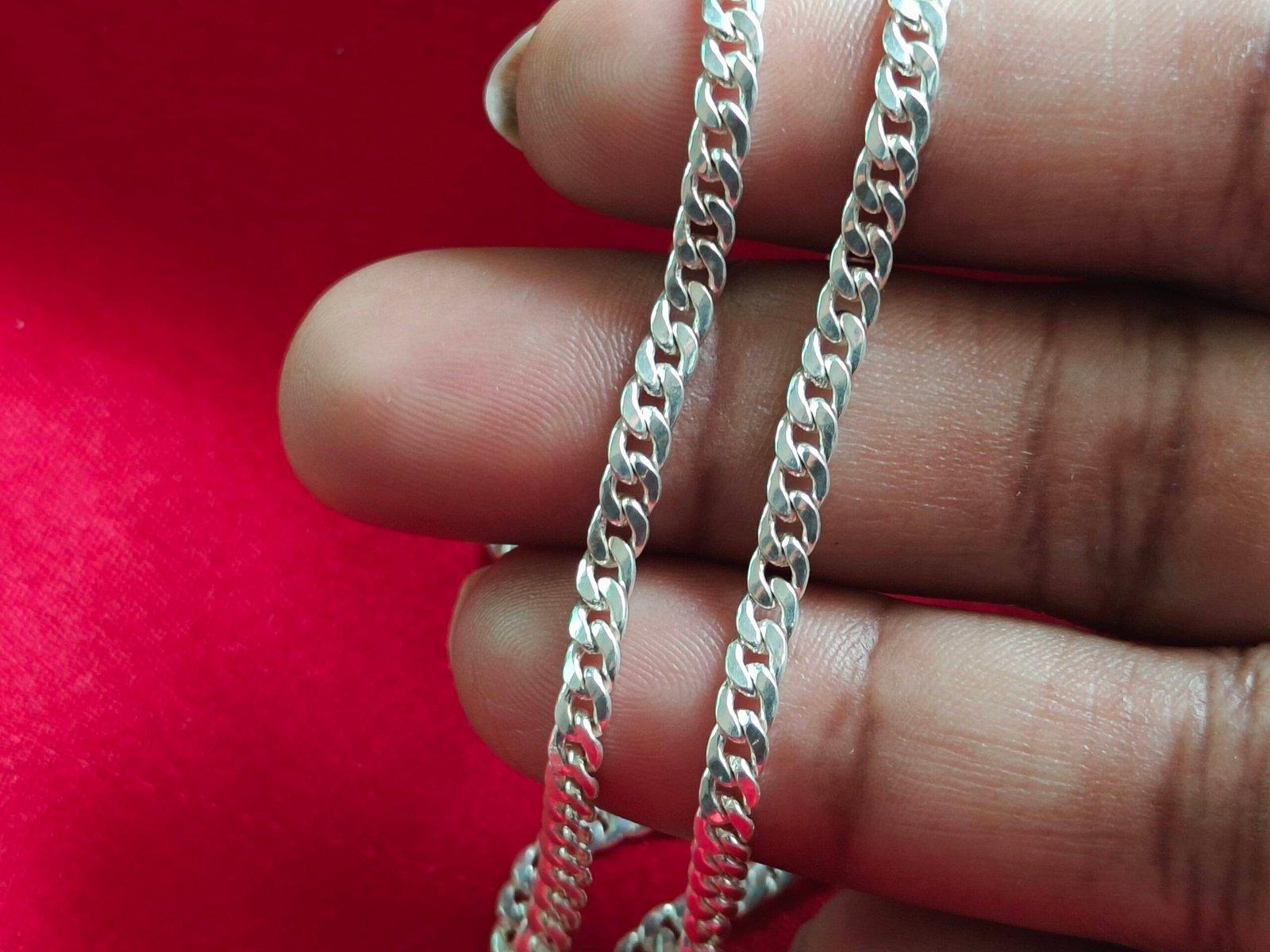 Gahenaz Silver Vine Chain for Kids