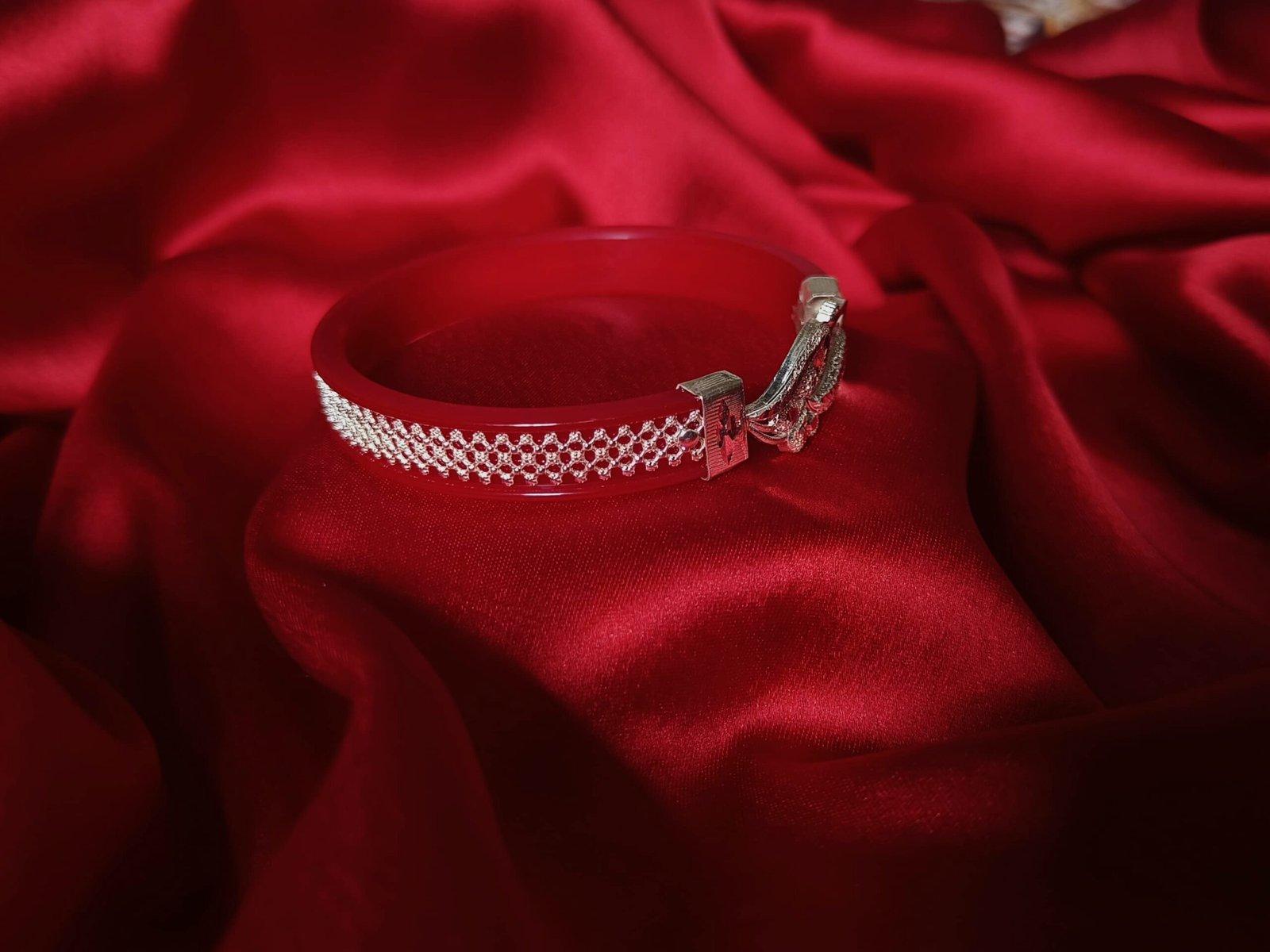 Hangor Mukh Pola Dark Red 2.5 view 2