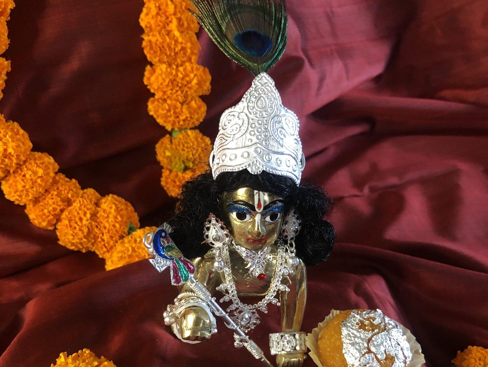 Hrishav Necklace for Idol/Laddu Gopal/Mataji size 5-7 view 2