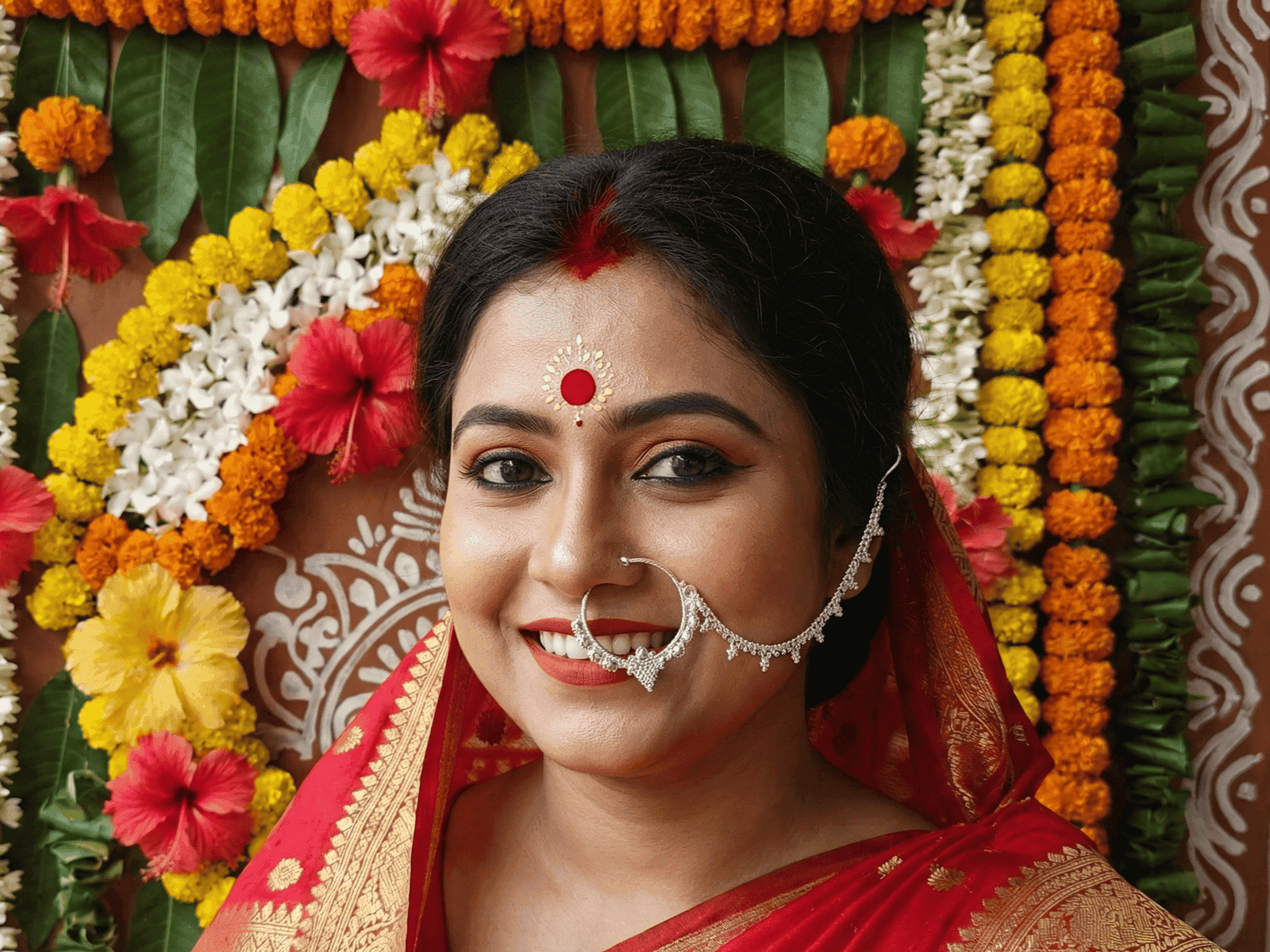 Jaya Noth/Nose Ring with Chain view 1