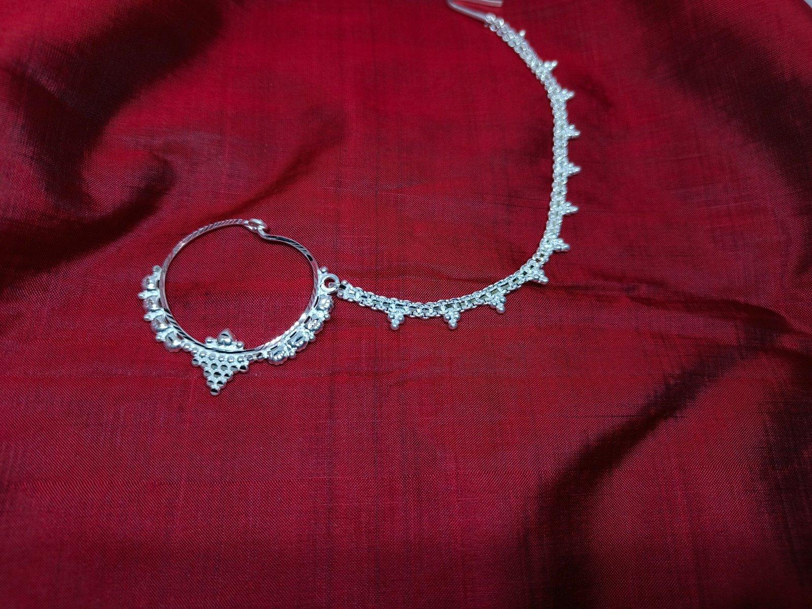 Jaya Noth/Nose Ring with Chain view 4