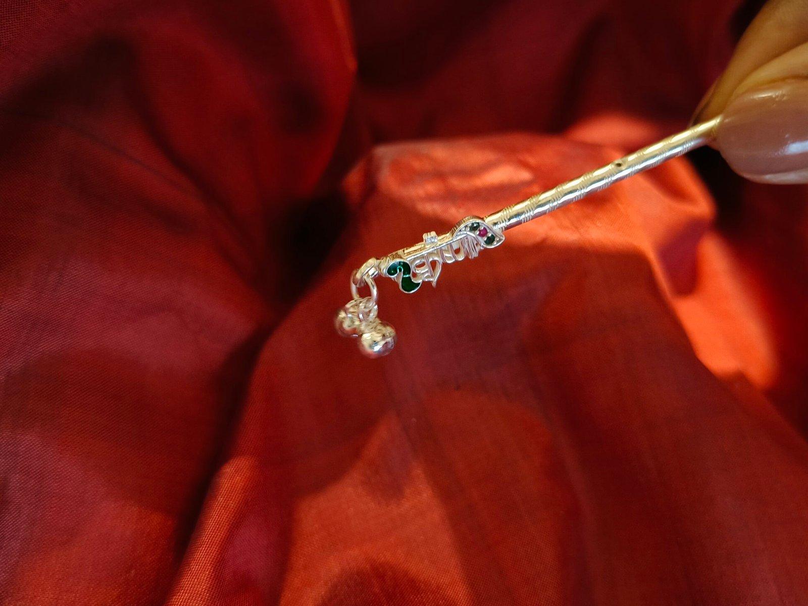 Krishna Bashi 2.5inch /Flute for Laddu Gopal/Krishna / Kanha view 2