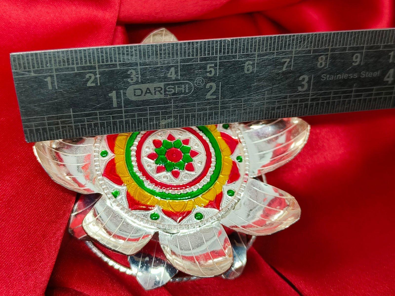 Meenakari Lotus Singhasan view 9