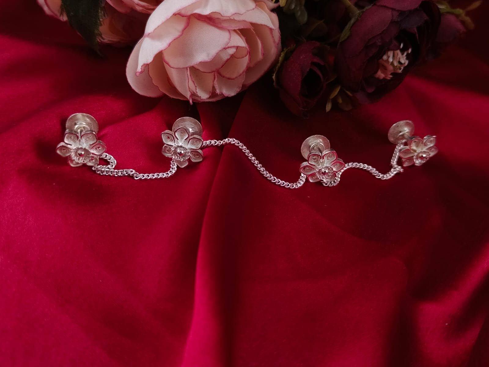 Mohan Filigree Kurta Button view 2