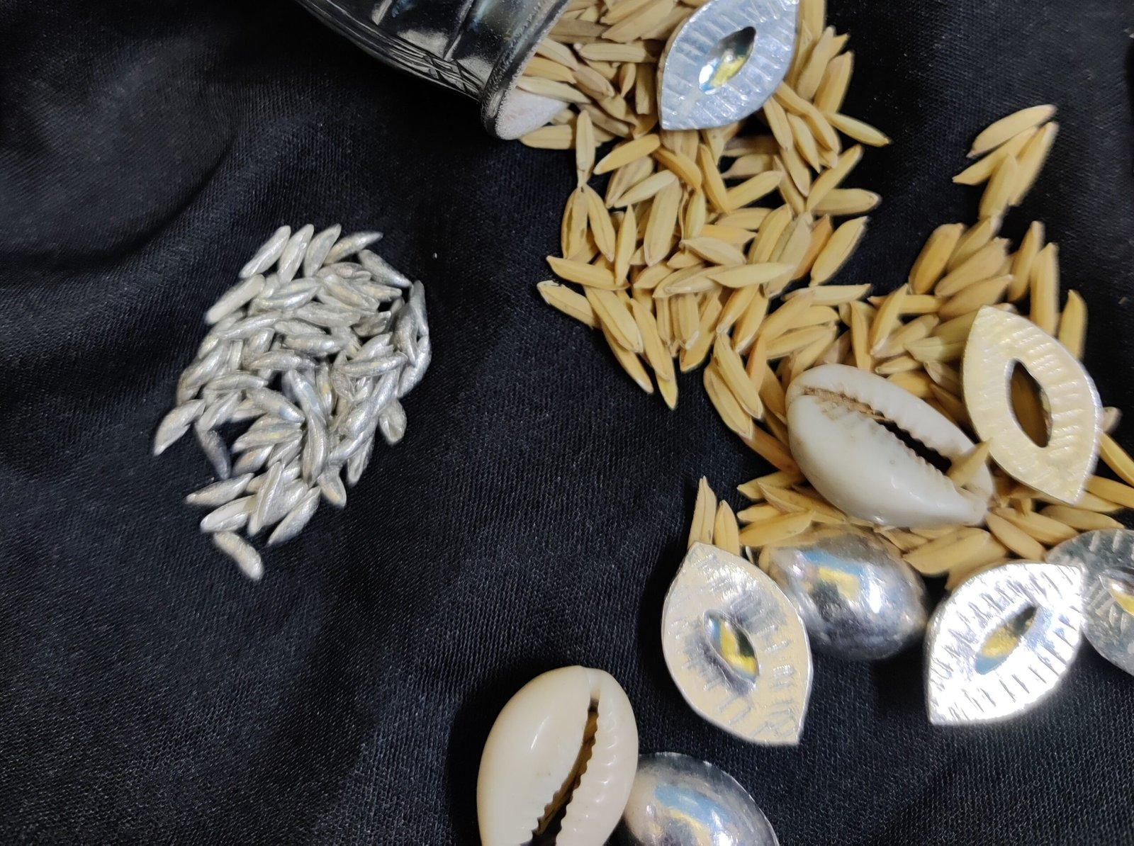 Paddy/Dhan/ Rice/Chawal Ke Daane for Puja view 2