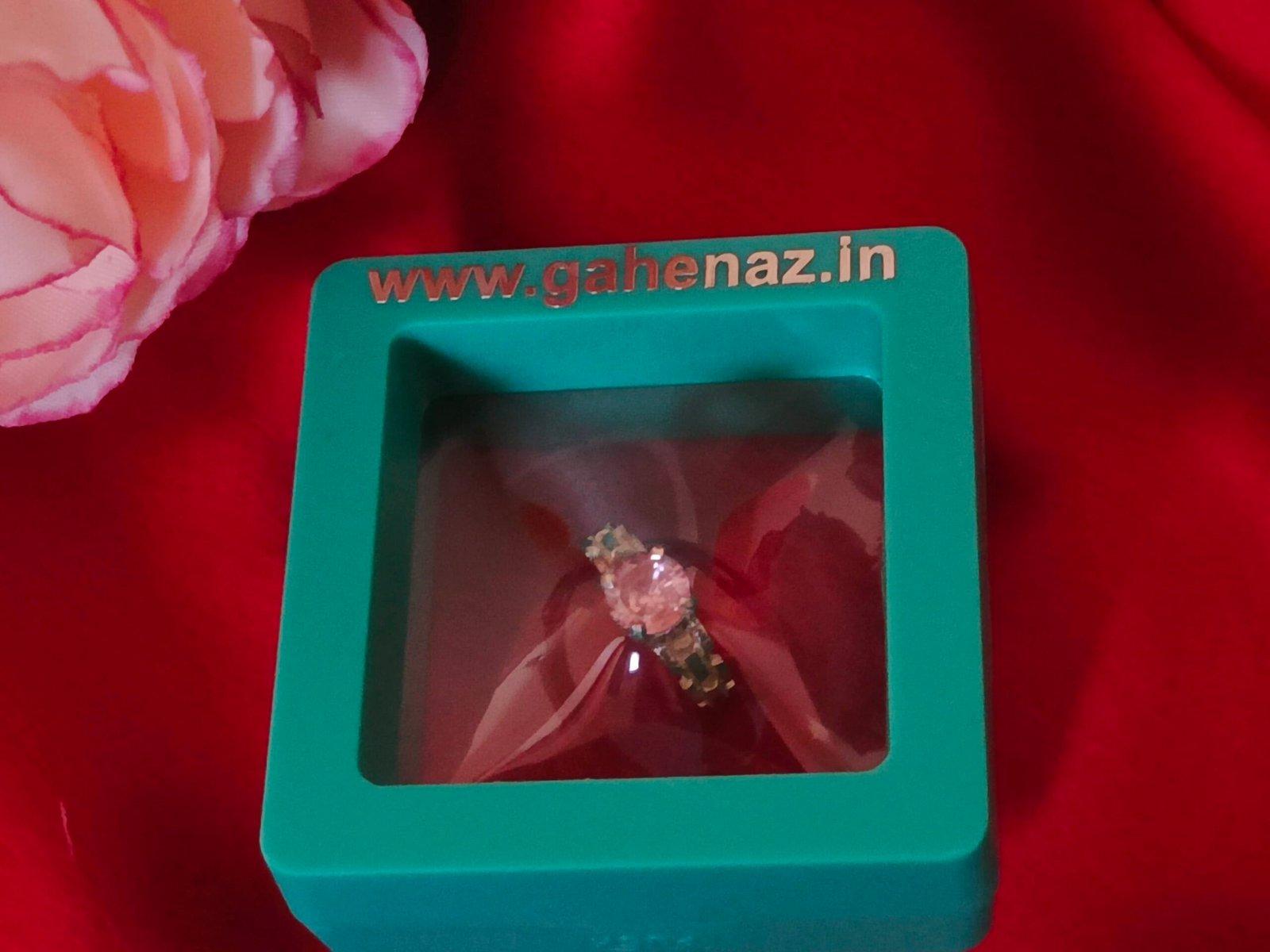 Pink Stone Baby Ring view 5