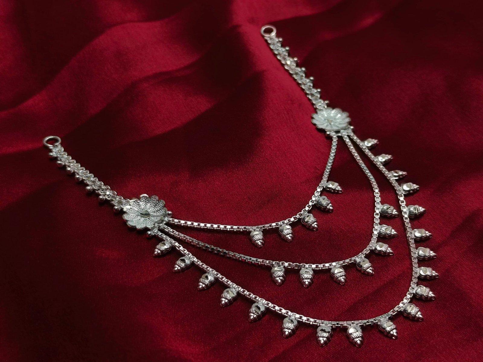 Pritha 3layer Necklace for Idol 8 to 10 inch view 2