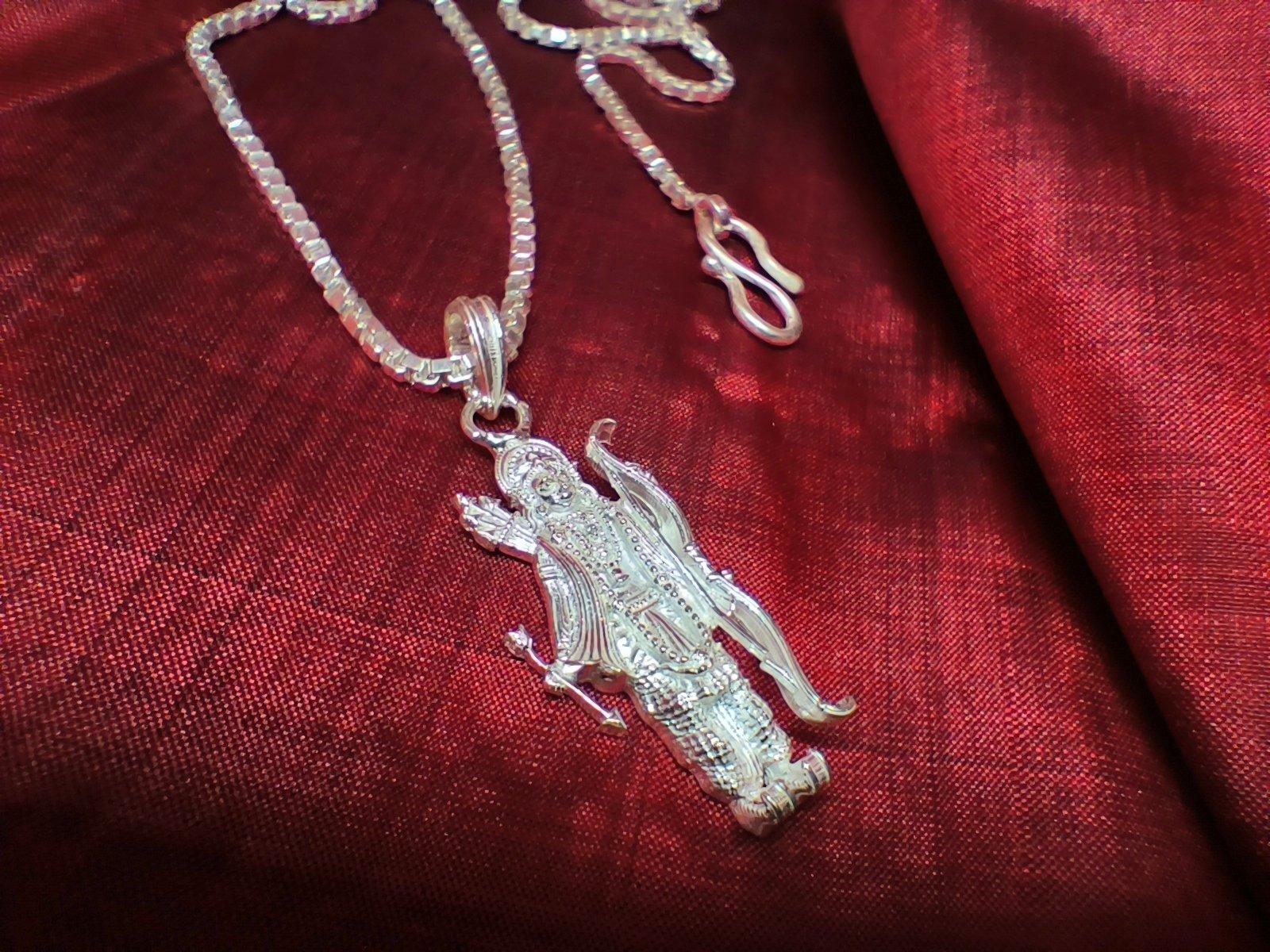 Pure Silver Bhagwan Shri Ramfor Good Health & Wealth view 3