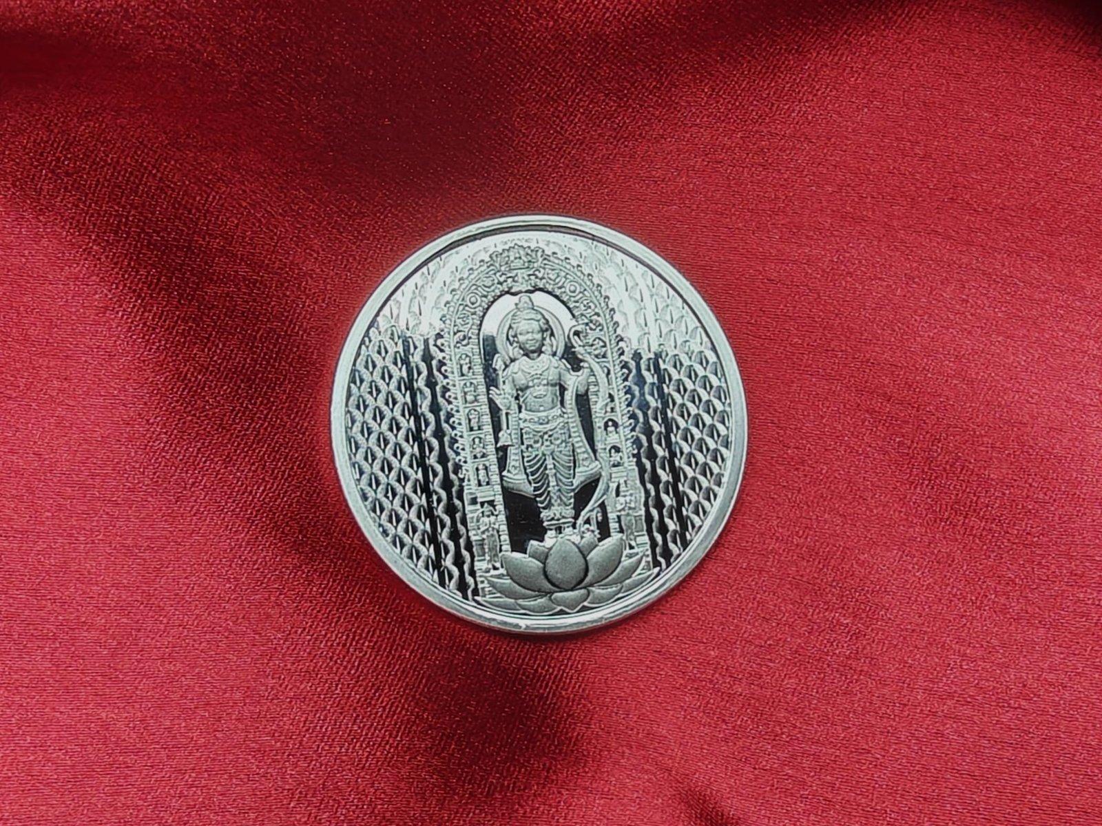 Ram Lalla Silver Coin 10Gms view 3