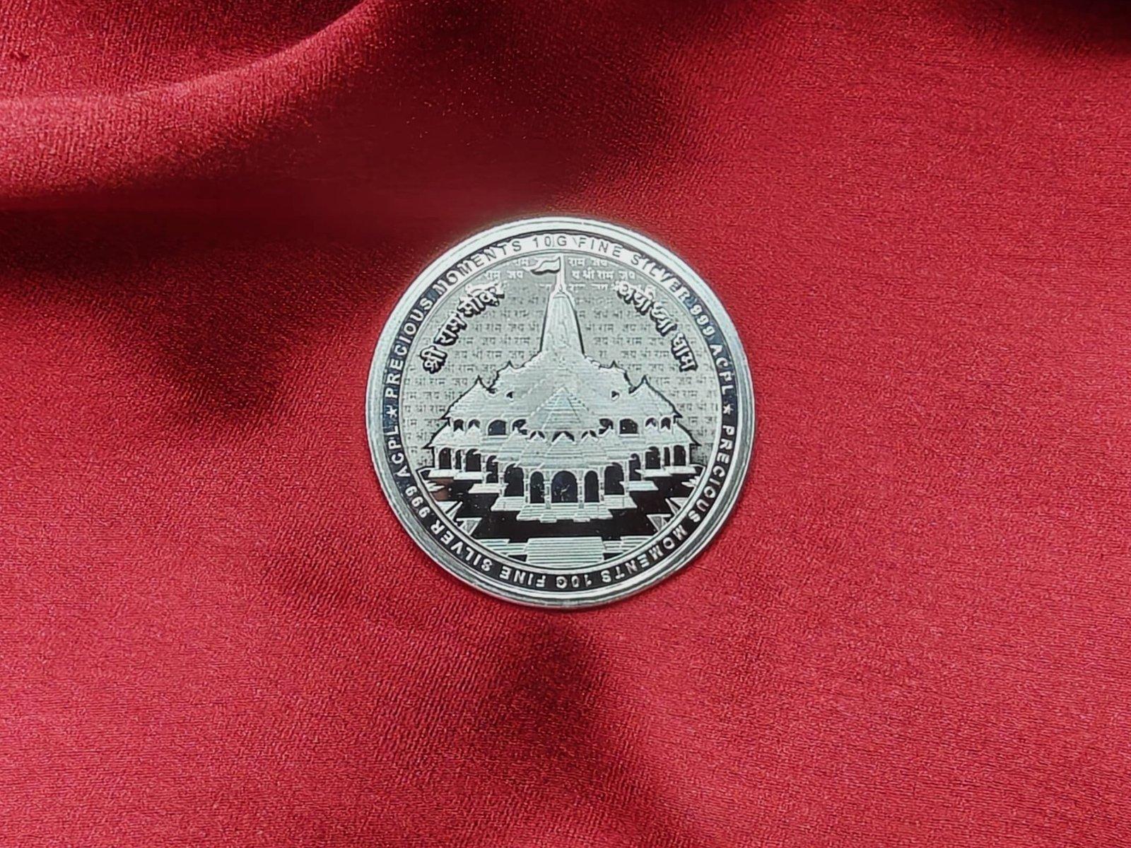 Ram Lalla Silver Coin 10Gms view 4