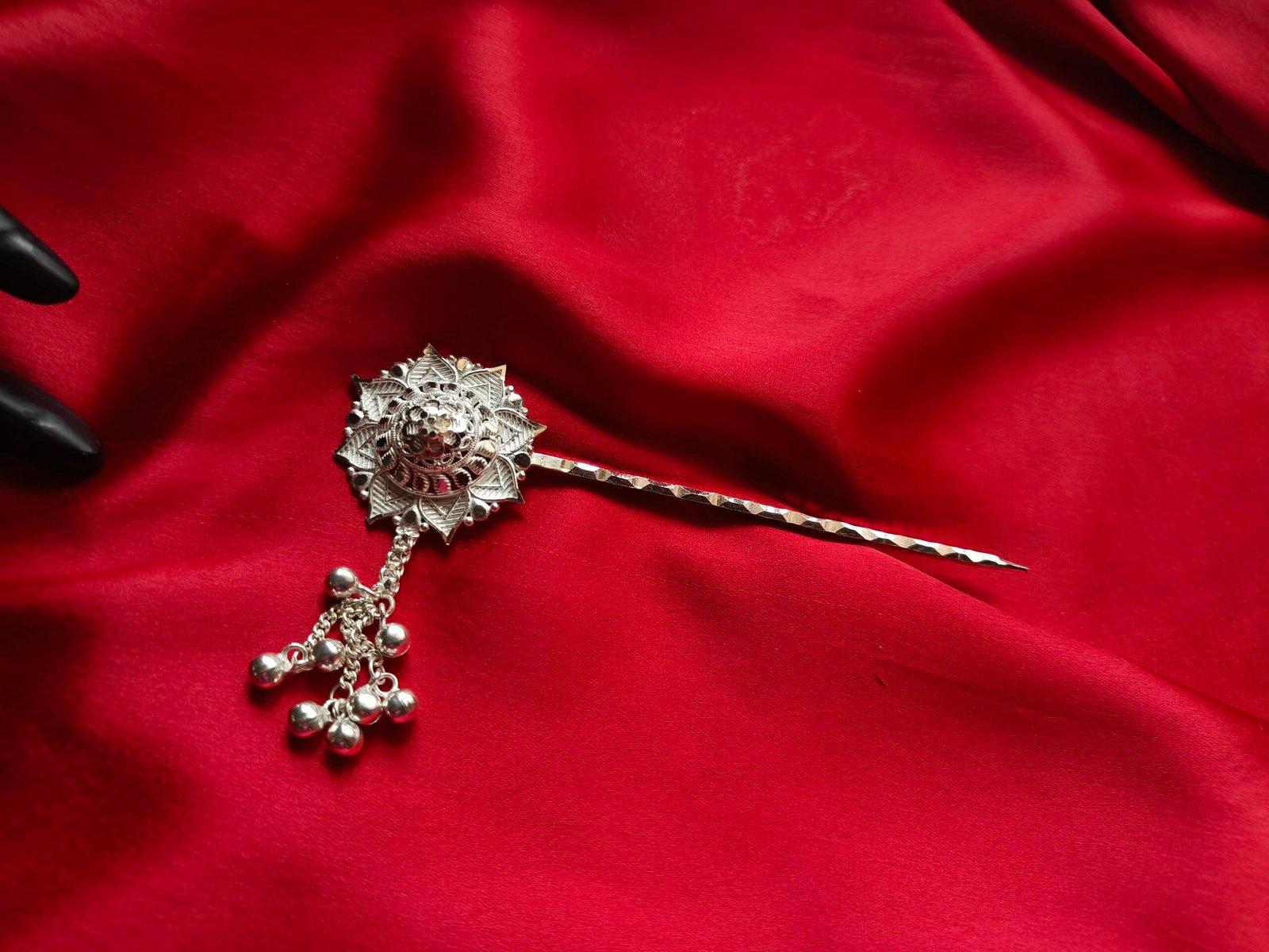 Revati Hair Pin / Khopa Kata / Juda Pin view 4