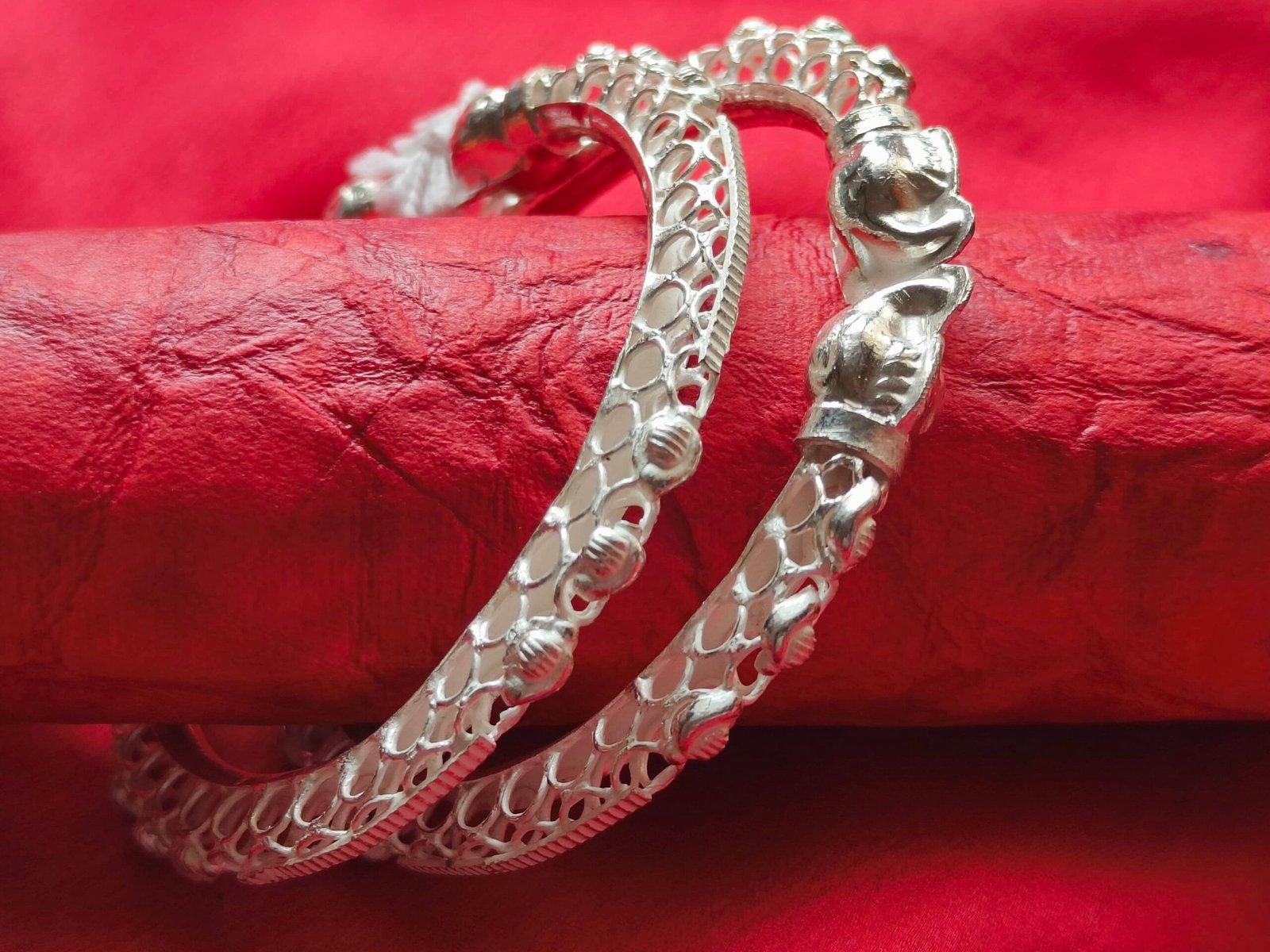 Rohini Silver Bala/Bangle view 2