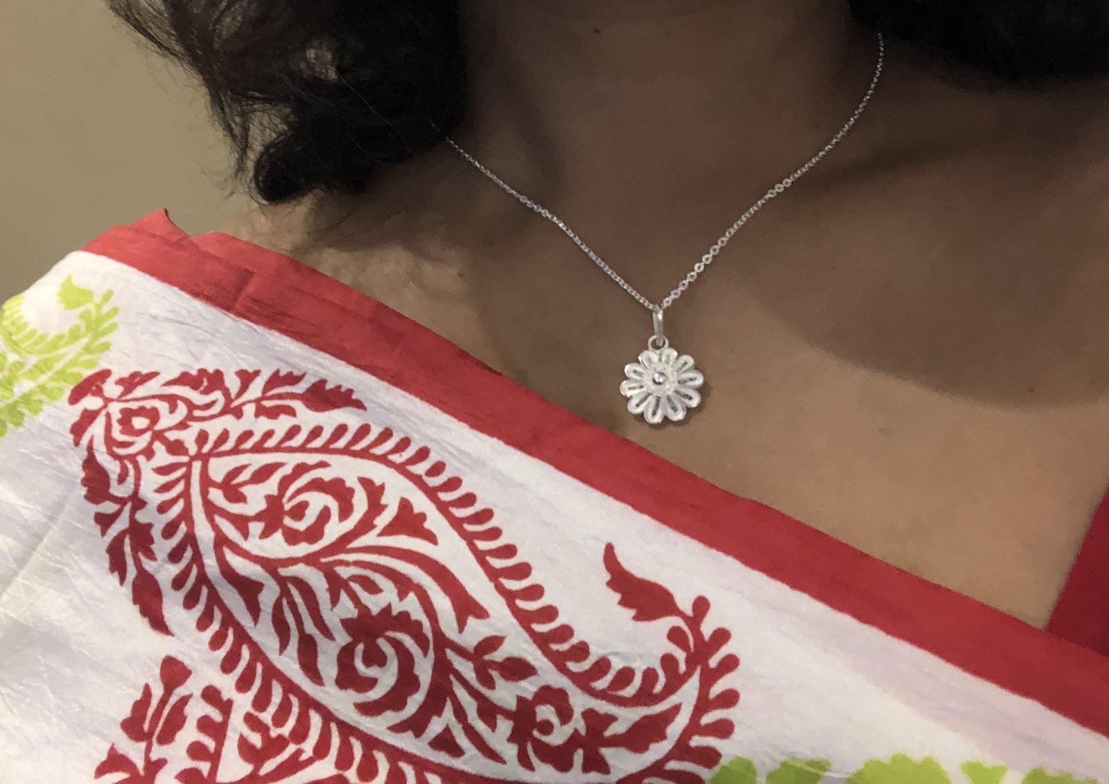 Saagnika Filigree Pendant Earring set view 2