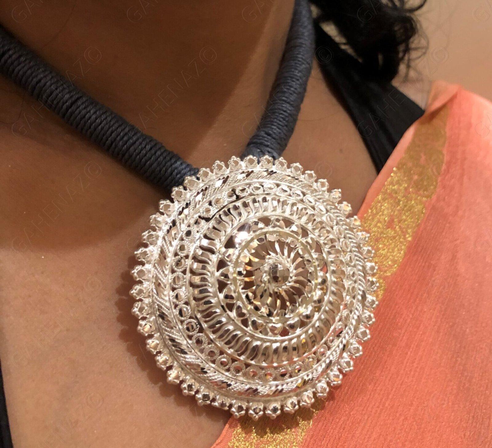 Saree Pin/Brooch cum Pendent view 2