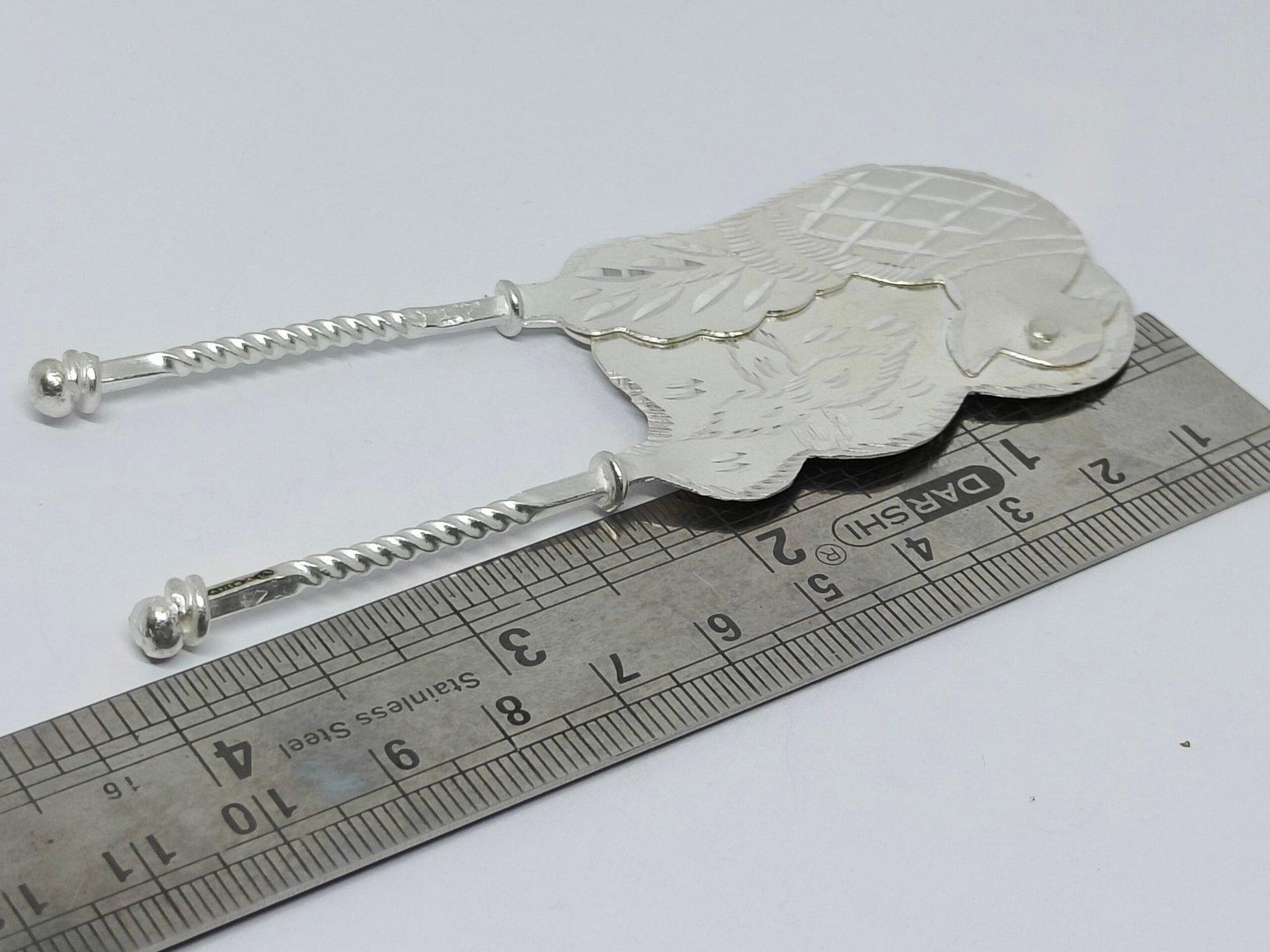 Silver 925 Jaati / Jati / Beetle nut cutter / Sarota / Adkitta view 4