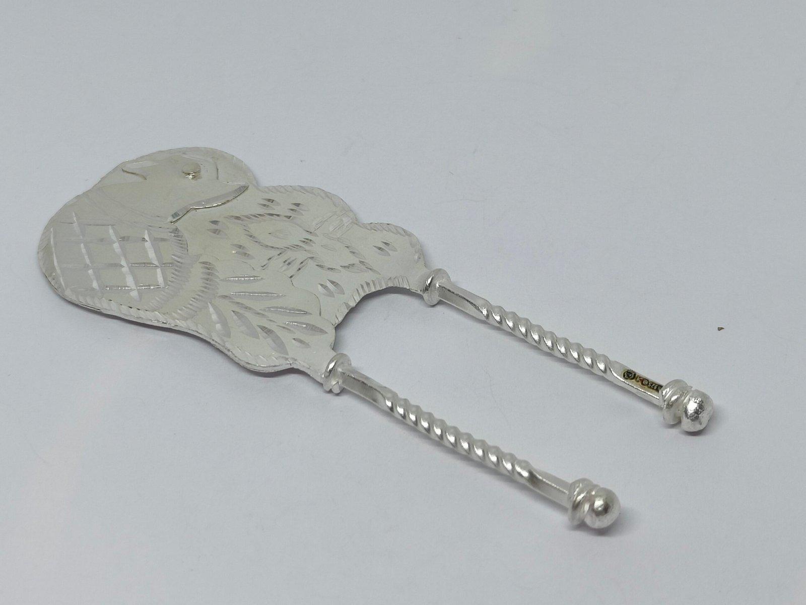 Silver 925 Jaati / Jati / Beetle nut cutter / Sarota / Adkitta view 6