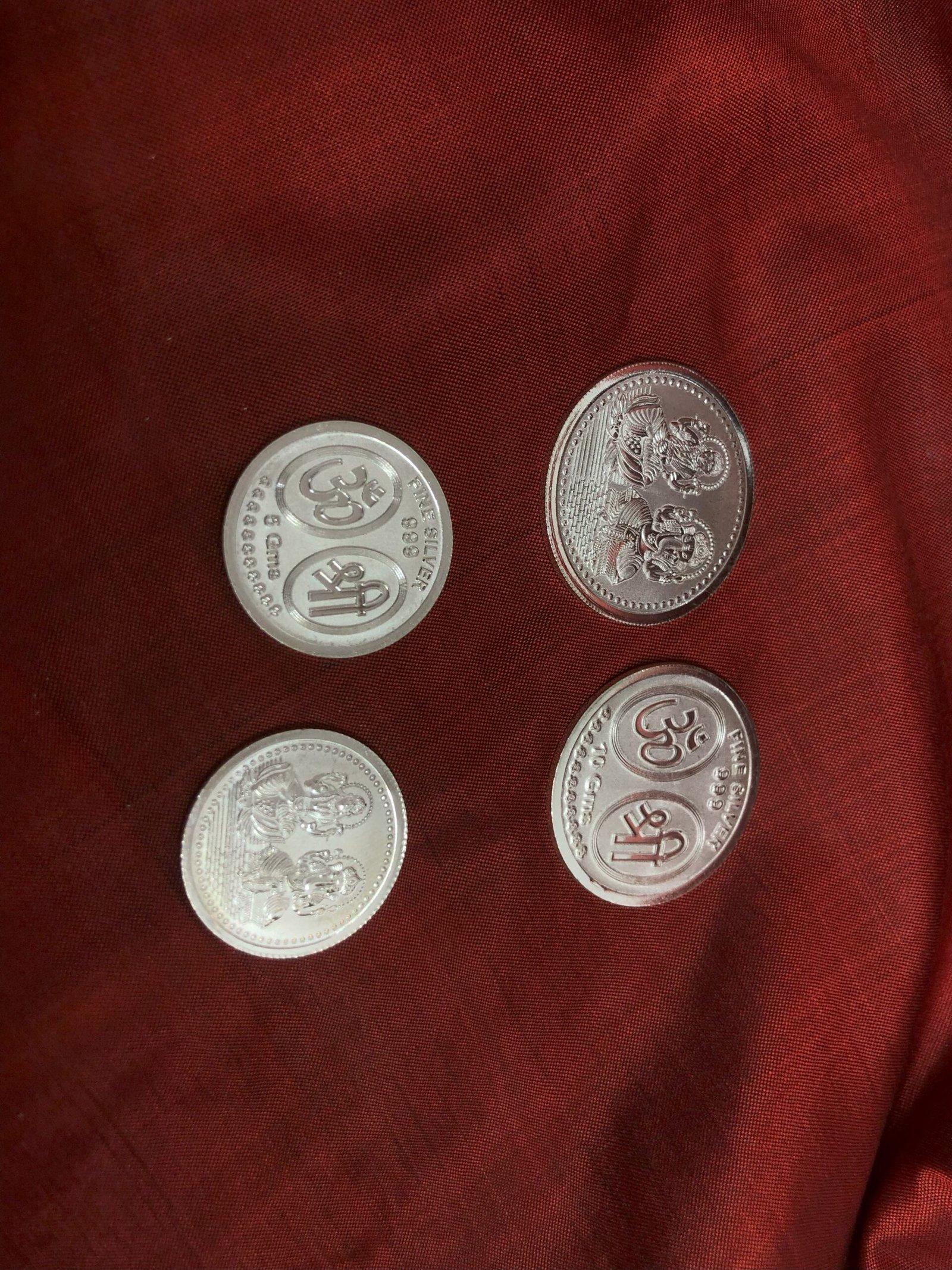 Silver coin 5gr and 10gr view 2