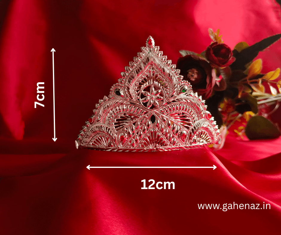 Silver Fancy Mukut view 4