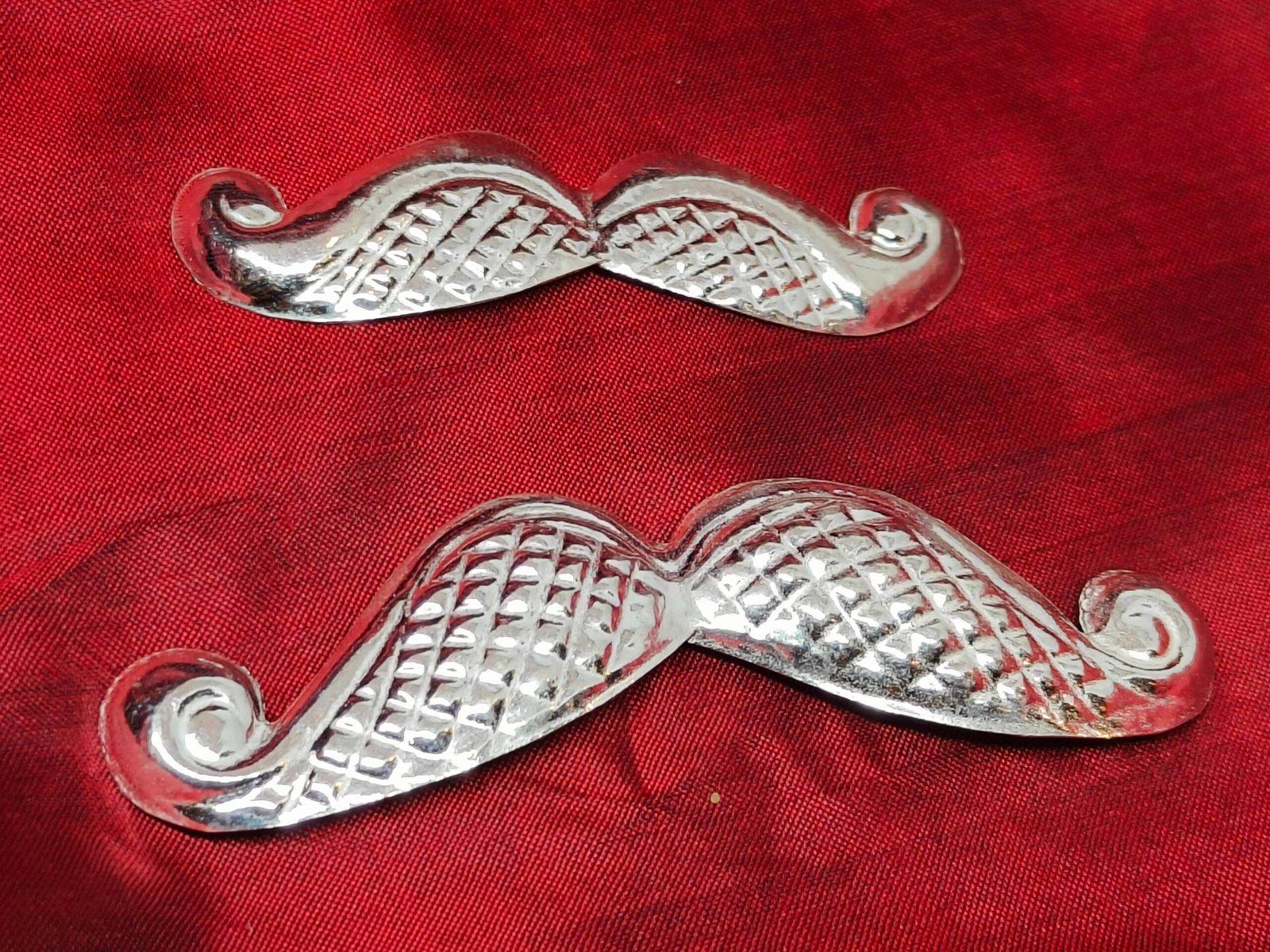 Silver moustache / மீசை / গোঁফ / मूंछ / ಮೀಸೆ  for Siva view 2