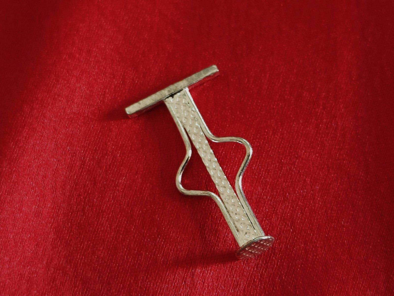 Silver Sindoor Kathi/ stick, Applicator/Tipkathi/Kumkum Bindi stick view 5