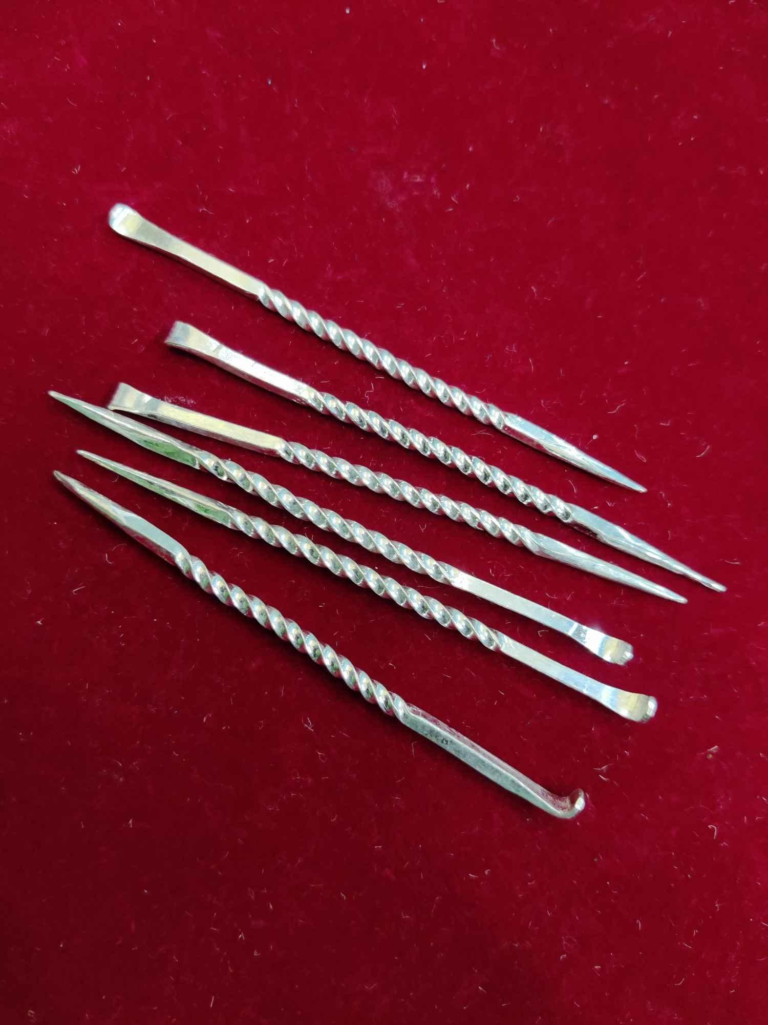 Silver Spiral Design Toothpick and Ear Cleaner view 3