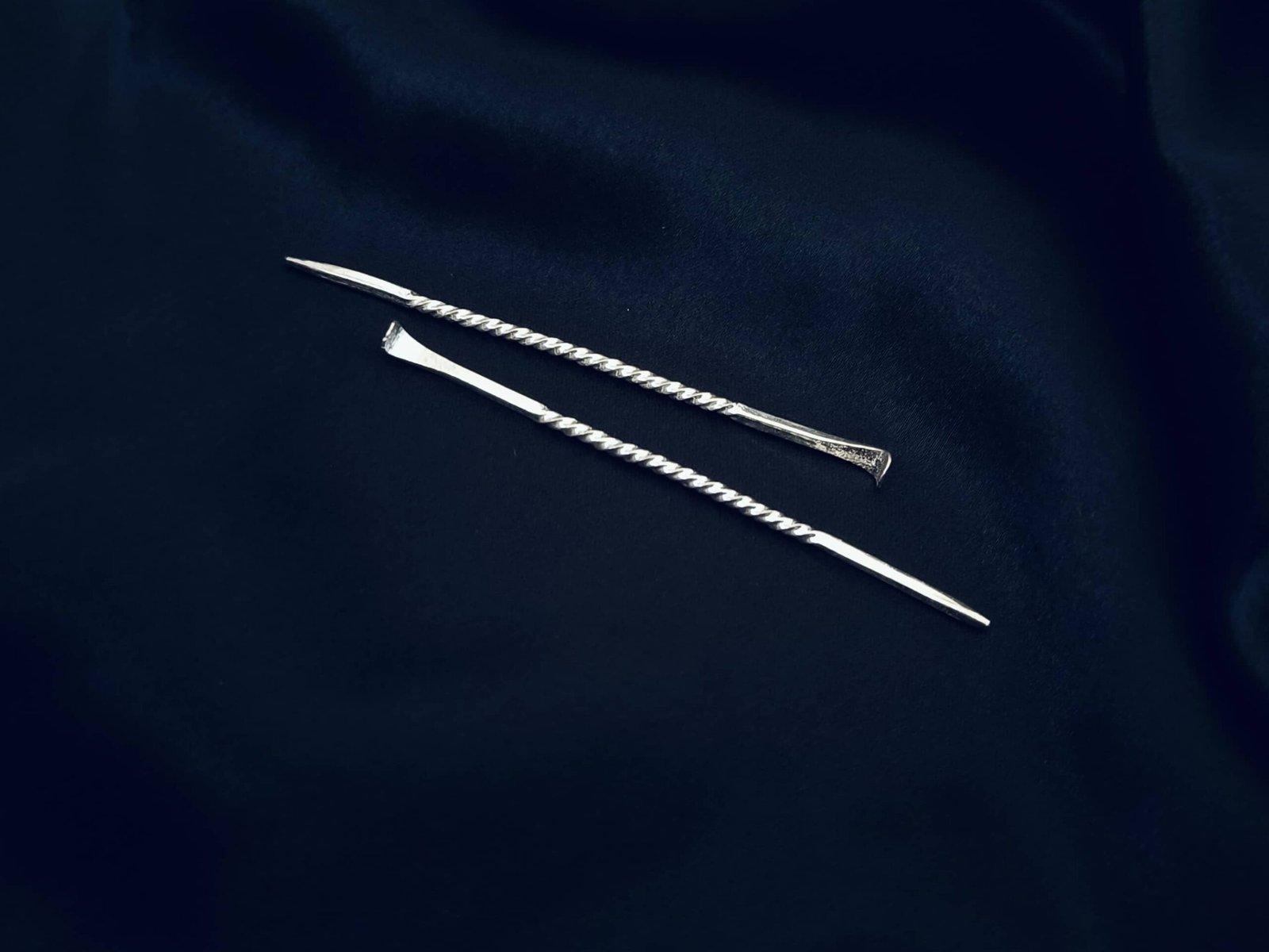 Silver Spiral Design Toothpick and Ear Cleaner view 5