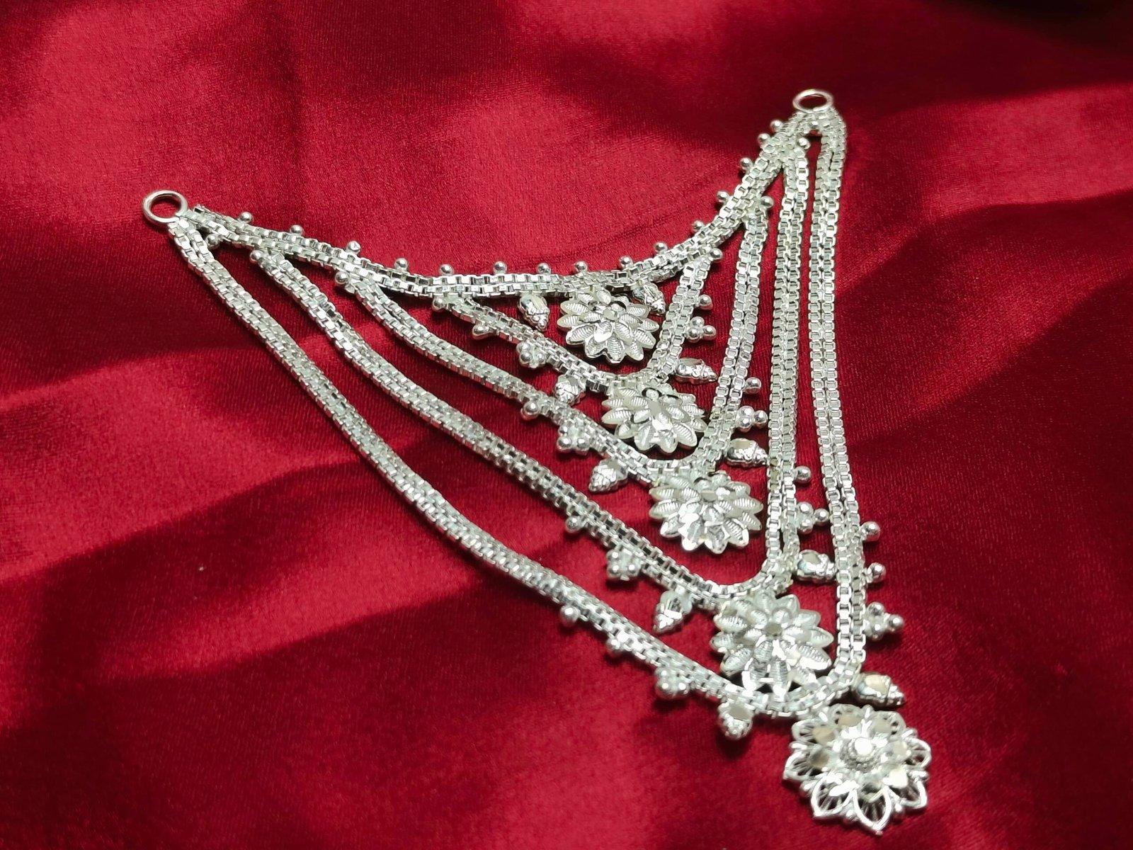 Sindhu 5 Layer Choker Necklace for Idol 8-10inch view 3