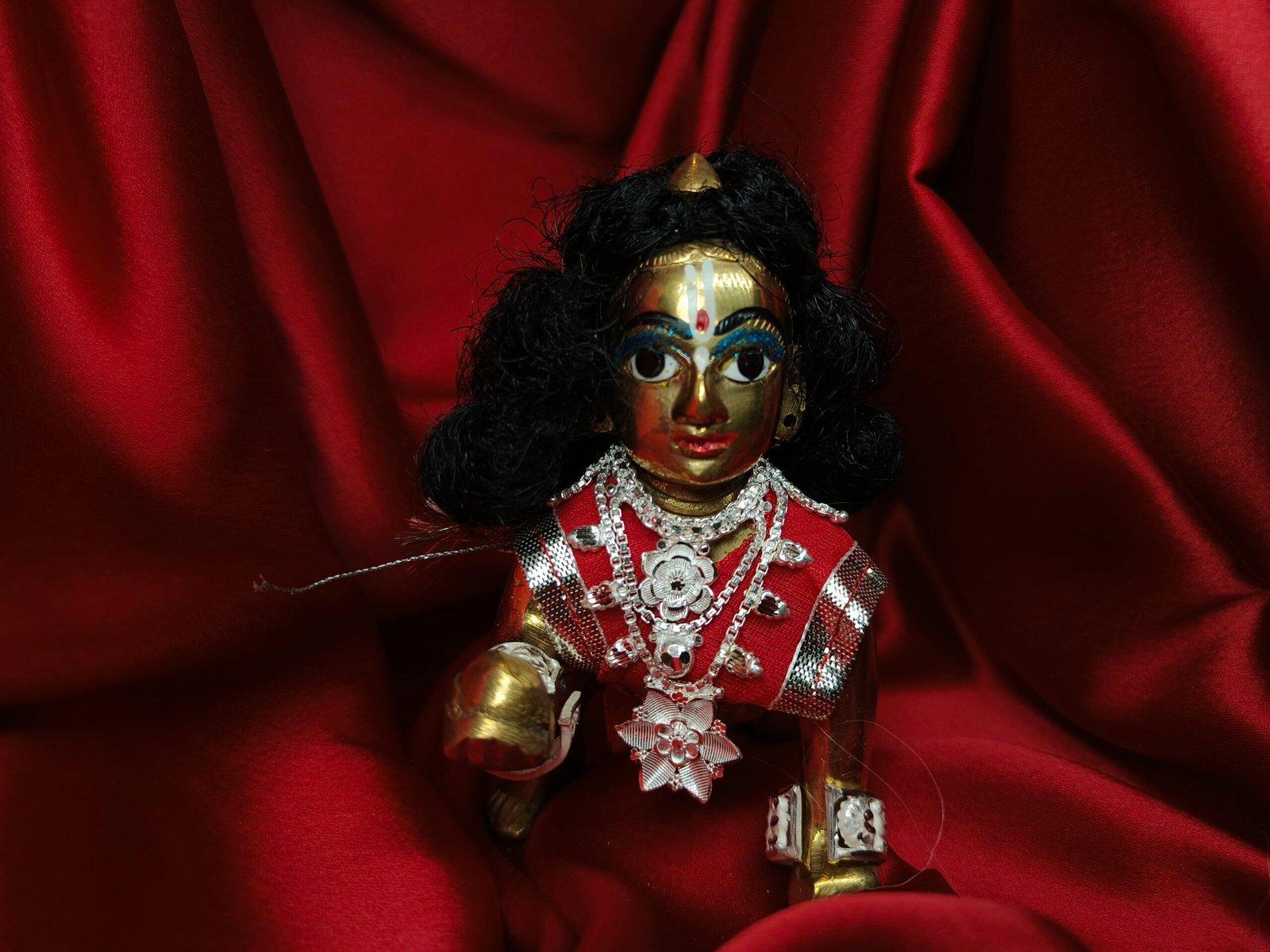 3 Lahari Necklace/Har for 4-6inch Idol view 5