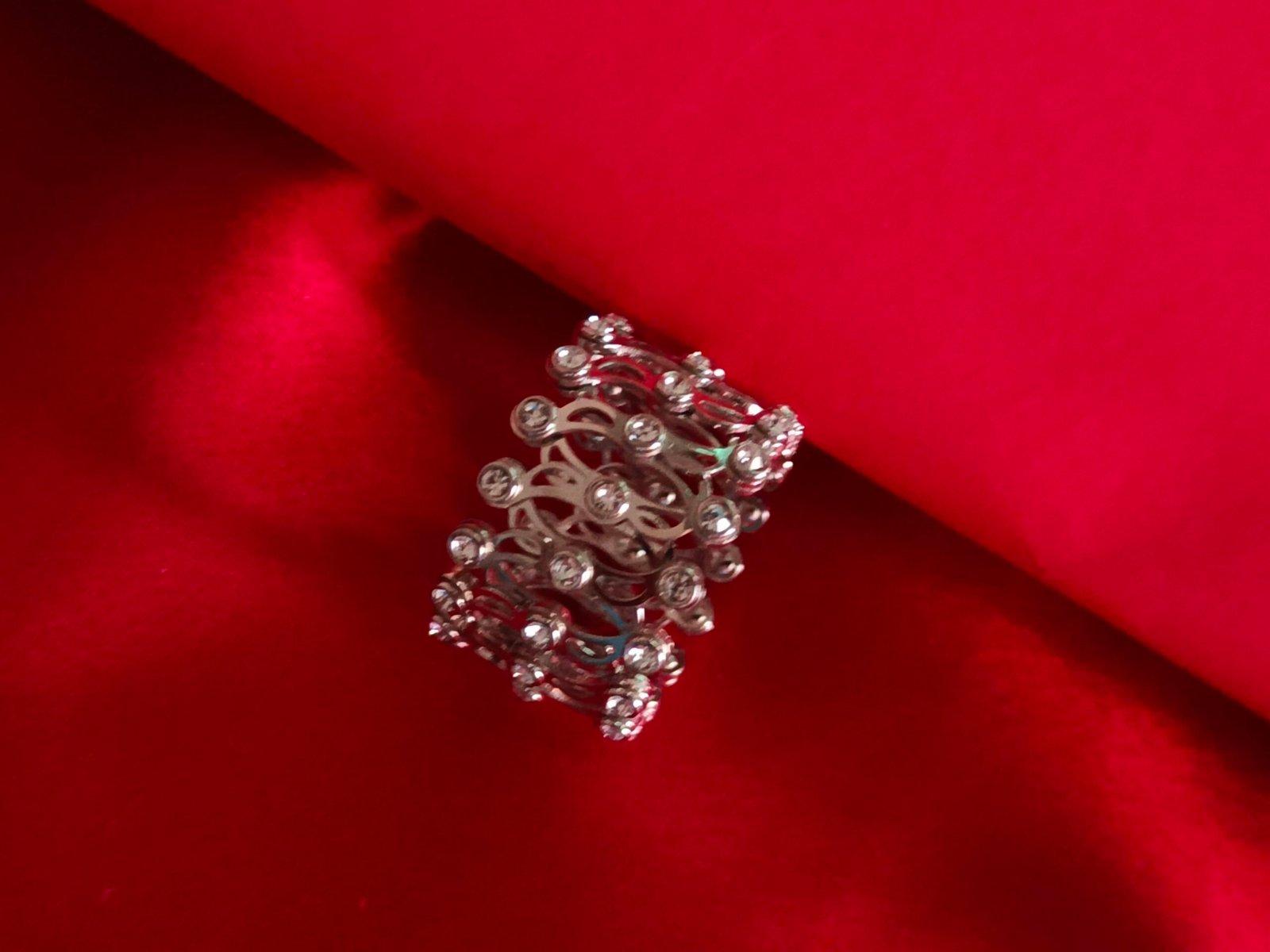 925 Silver Ring Cum Bracelet, Adjustable | Gifts for Women and Girls view 3