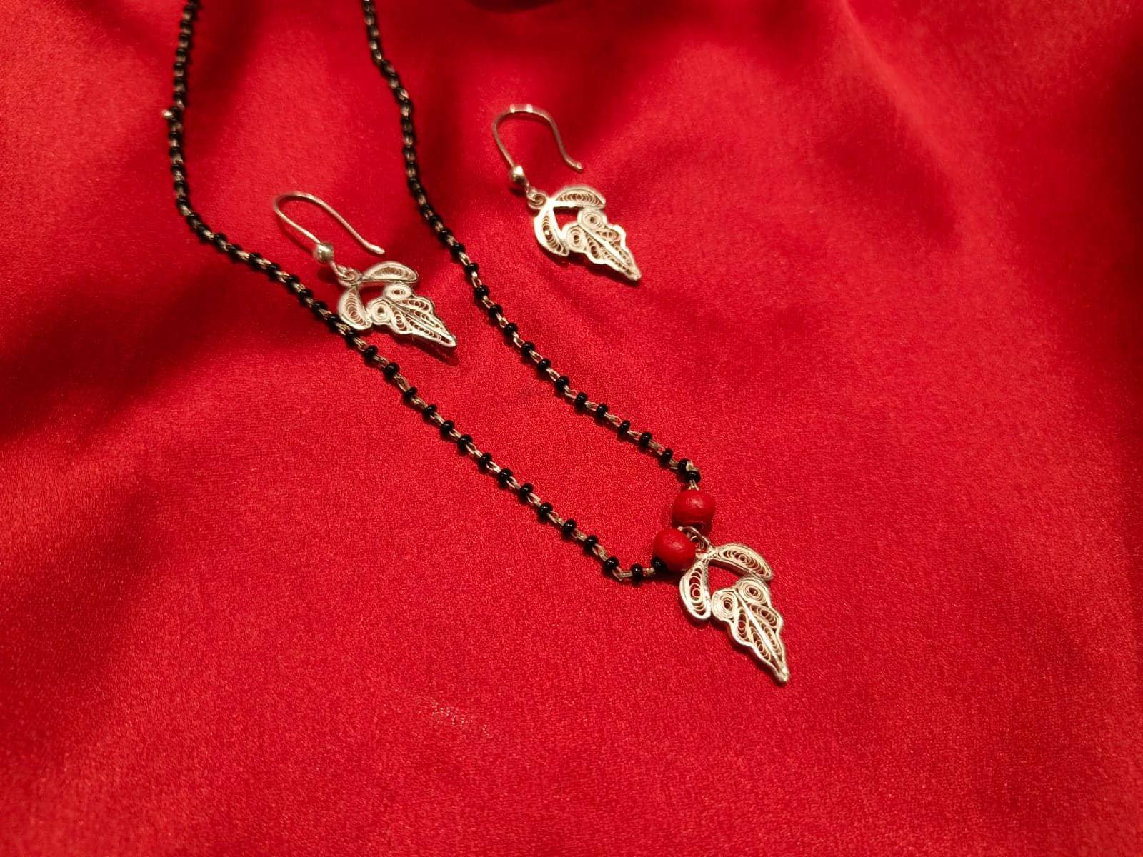 Bhadra Mangalsutra with Earring