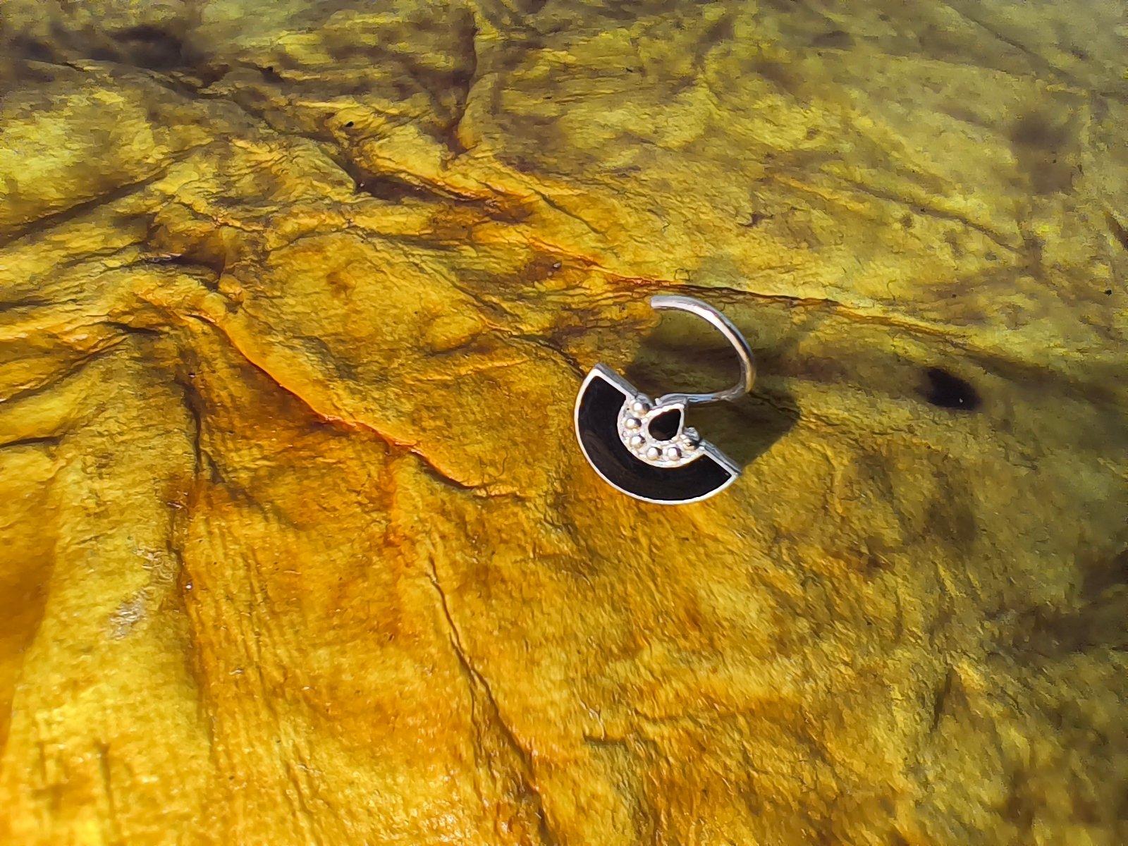 Chandrama Nose Pin view 3