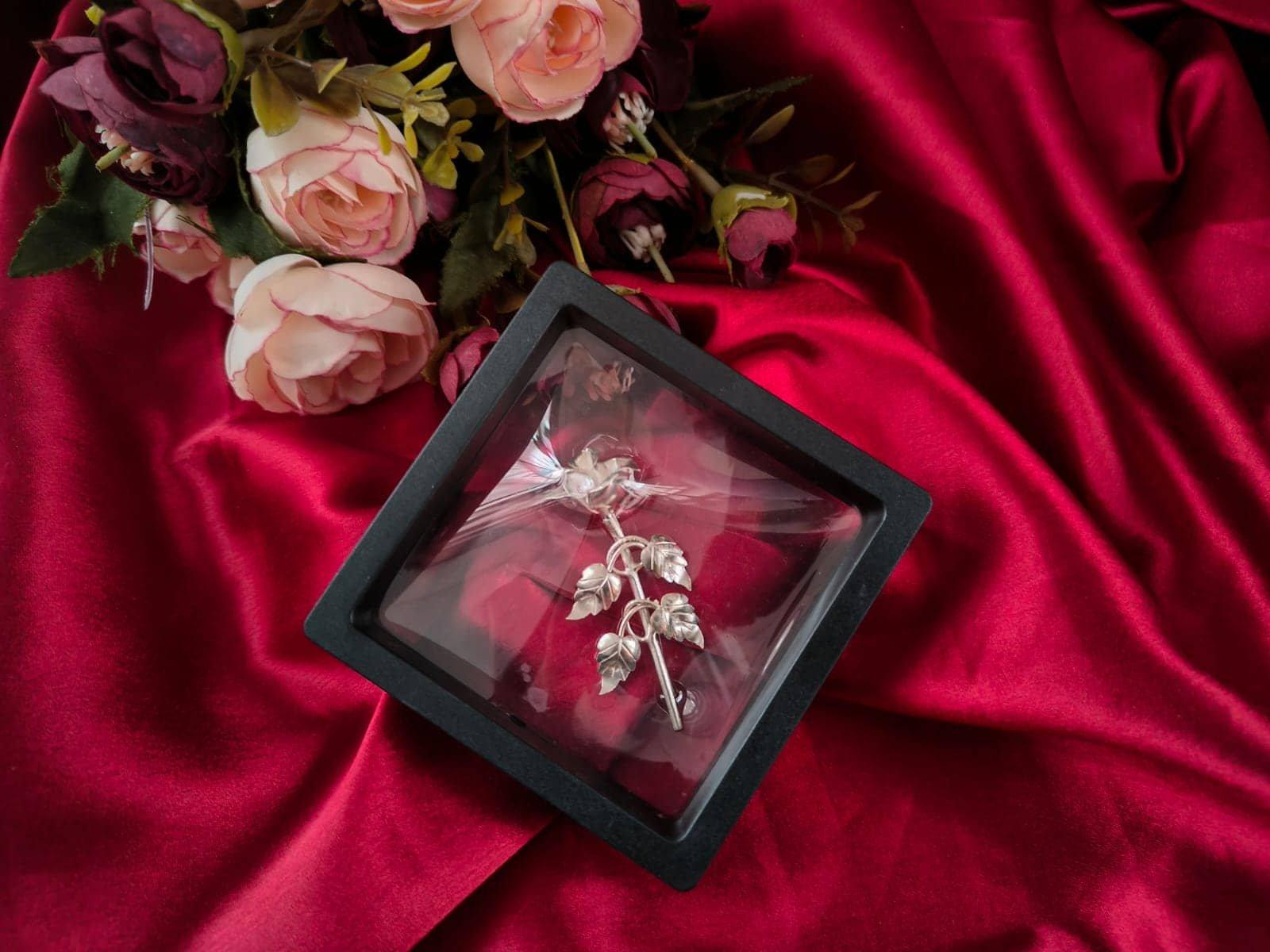 Coat Pin Rose view 4