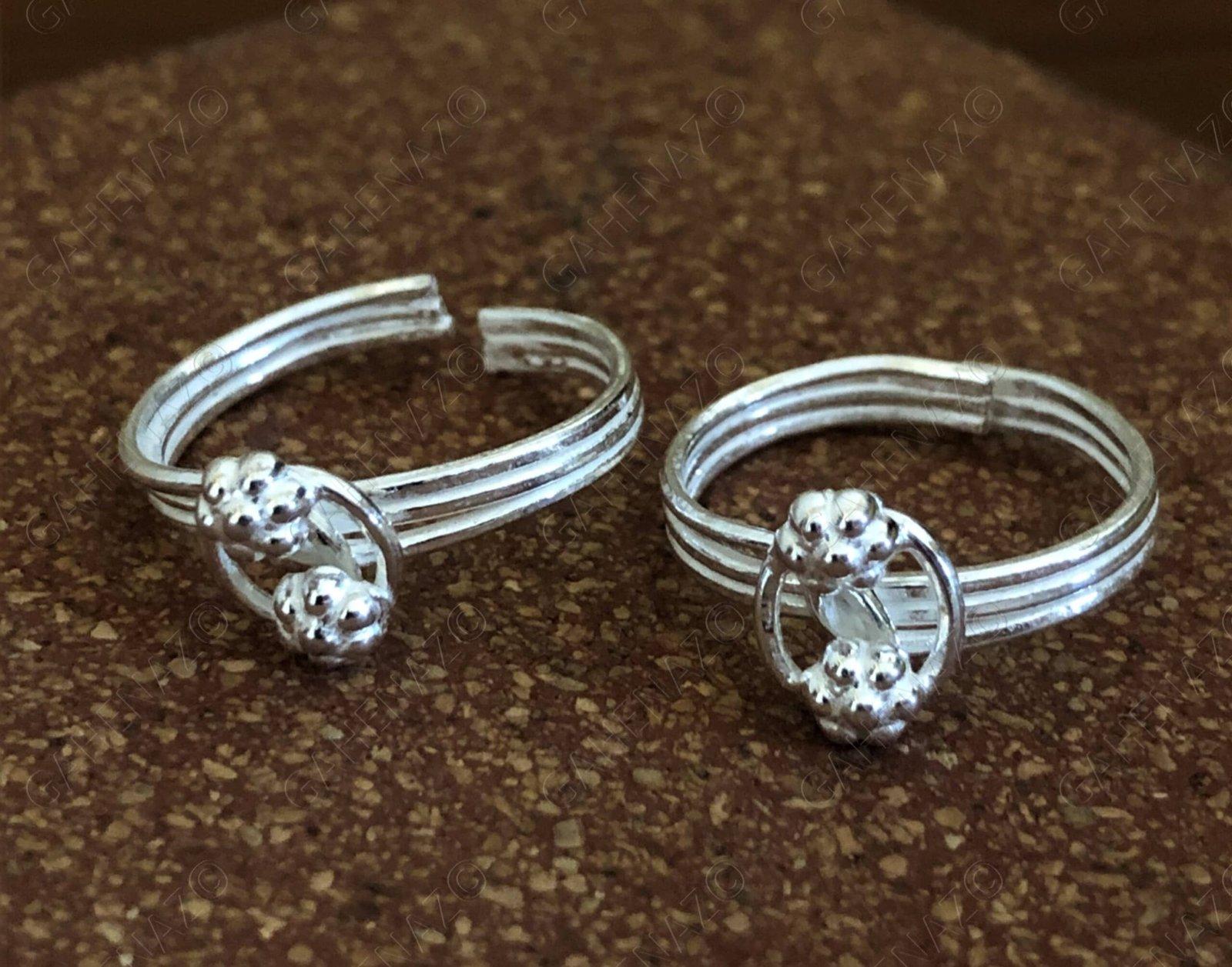Crown Toe Ring/ Bichiya/ Toering view 3