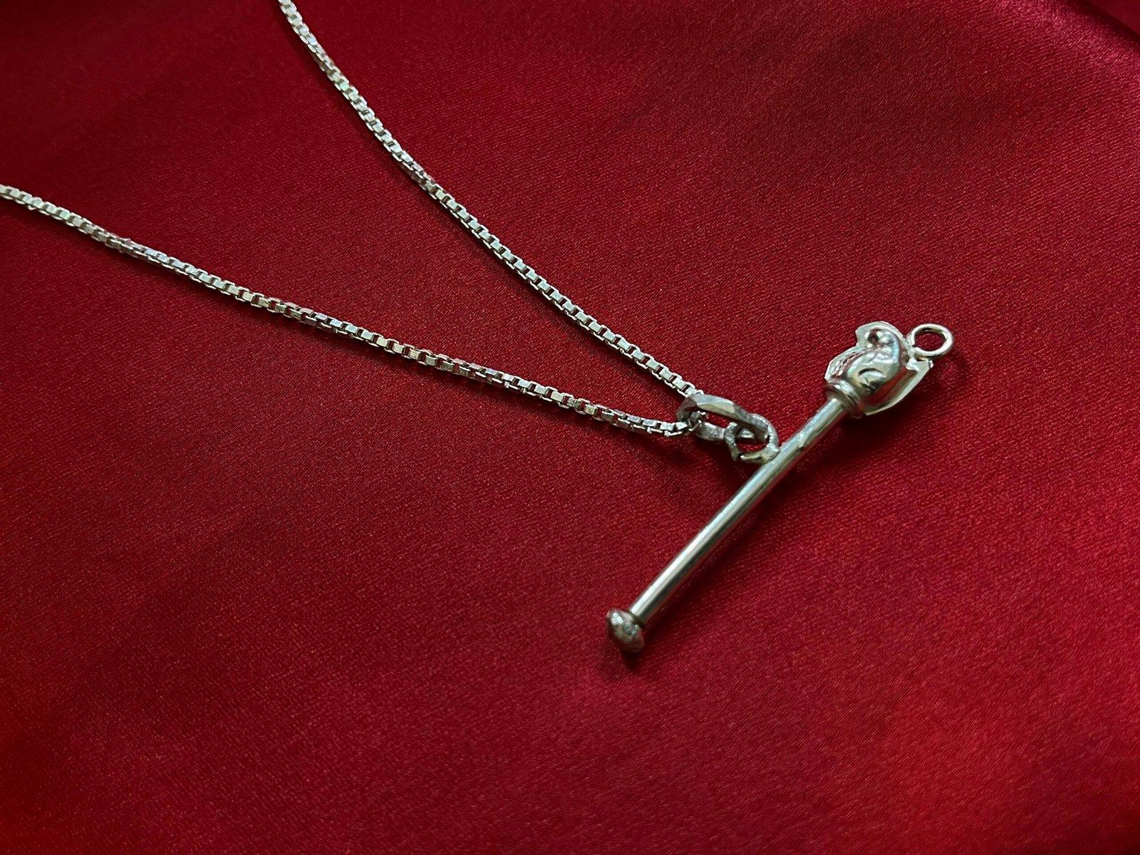 Flute Pendant with Chain view 3