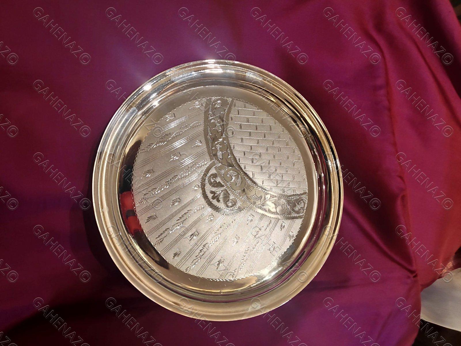 Gahenaz 925 Silver Designer Thali