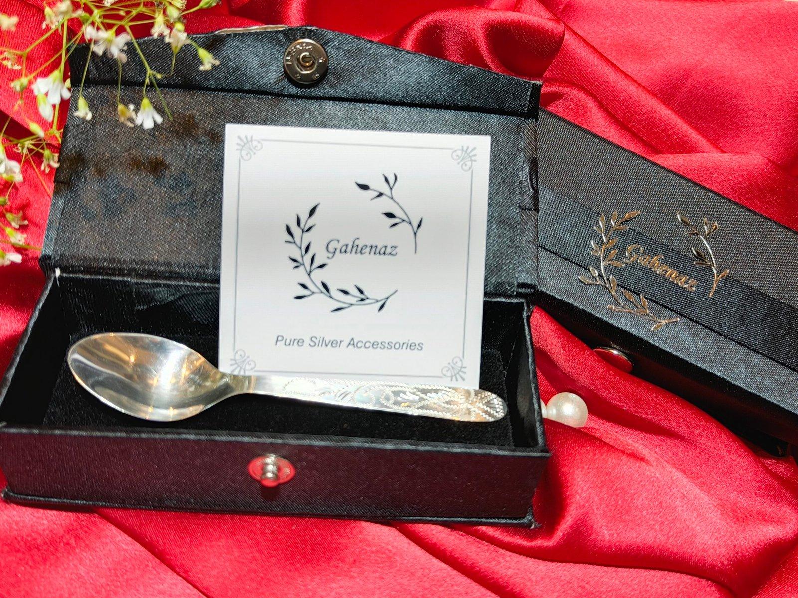 Gahenaz 925 Silver Spoon view 4