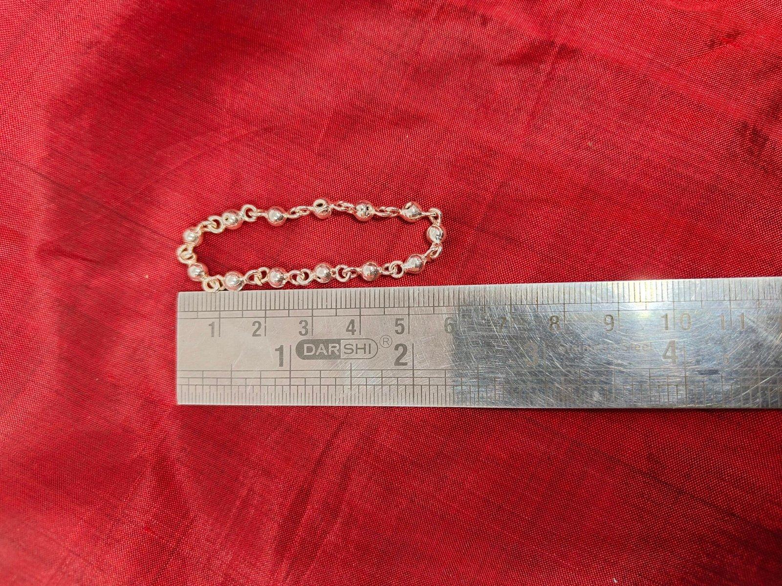 Gahenaz Silver Ball Har For Laddu Gopal 2-4size view 2