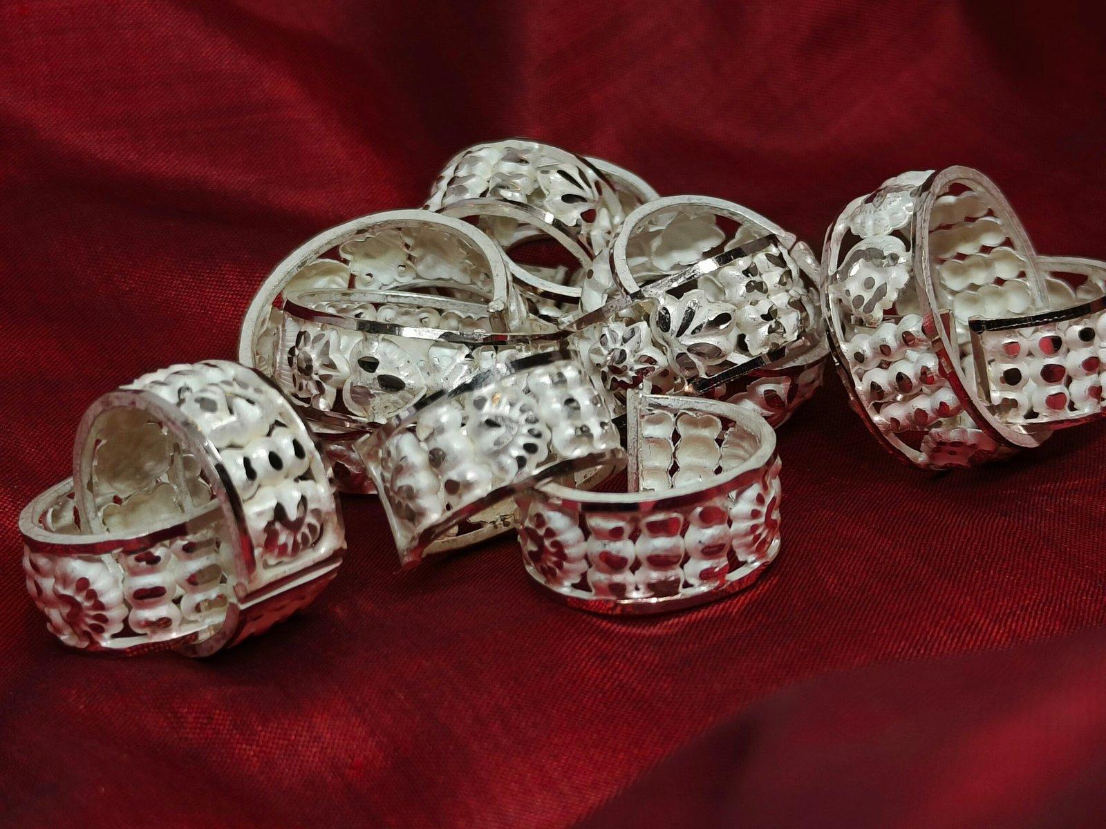 Gahenaz Silver Bangle/Chur for God/ Goddess/Idol/ Laddugopal view 4