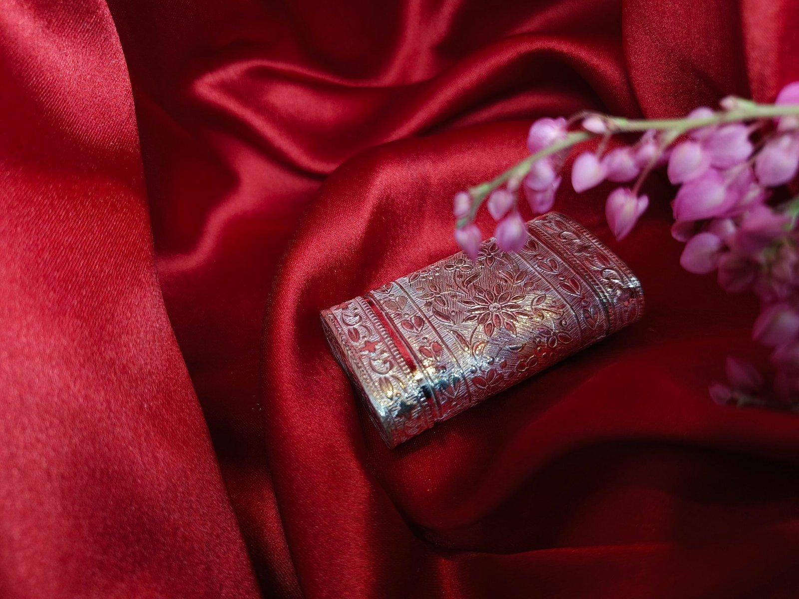 Gahenaz Silver Dabbi 2 Way Opening/Container for Tobacco/Spices/Paan/jarda/Mouth freshner/Surti/Khaini Chunauti Dibbi | Box view 4