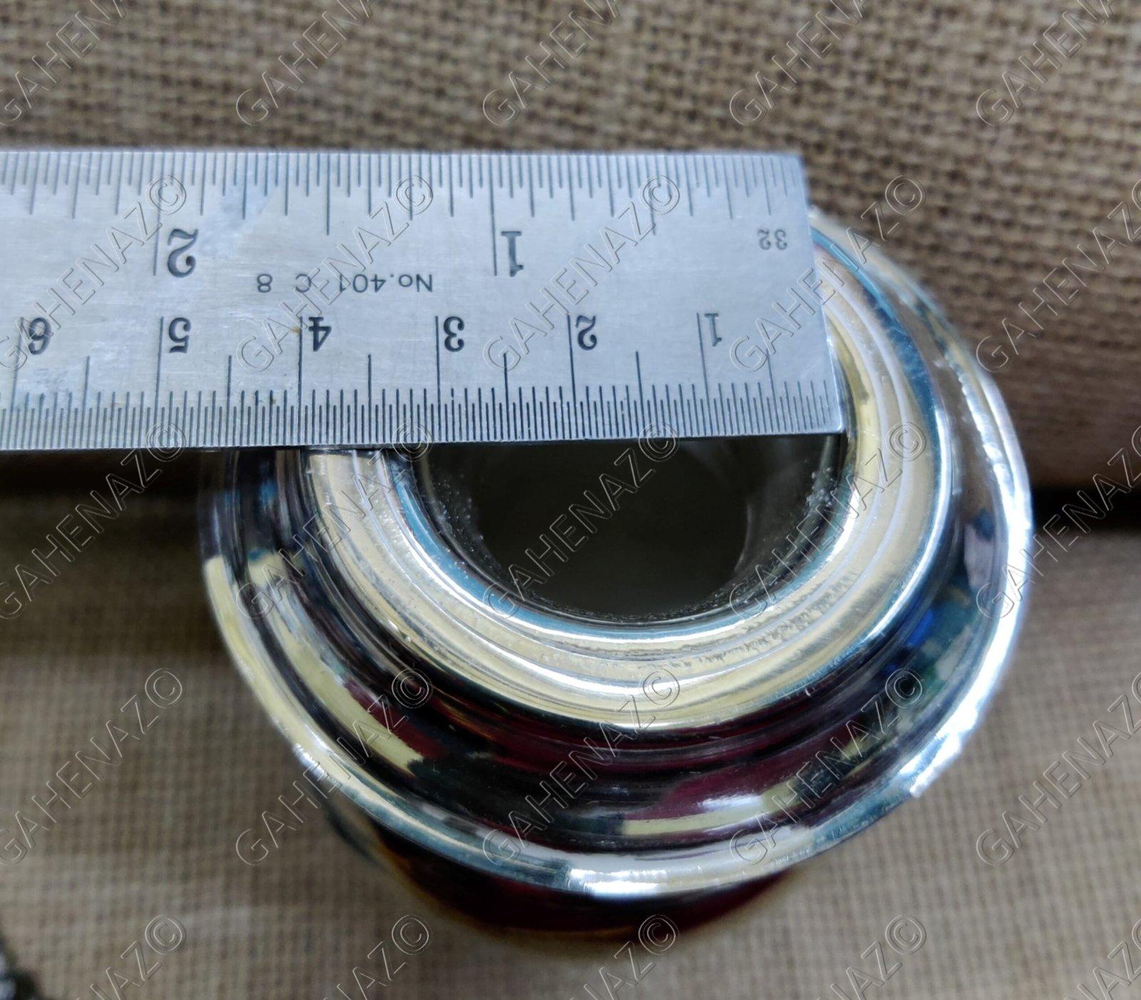 Gahenaz Silver Debi Ghot / Devi Ghot for Debi puja view 3