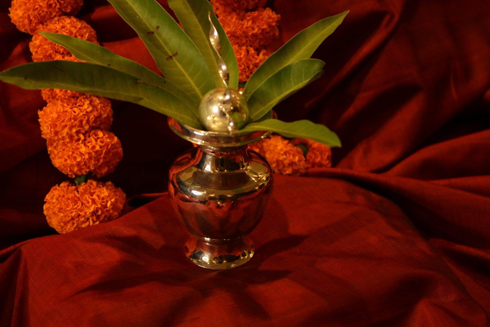 Gahenaz Silver Debi Ghot / Devi Ghot for Debi puja view 4