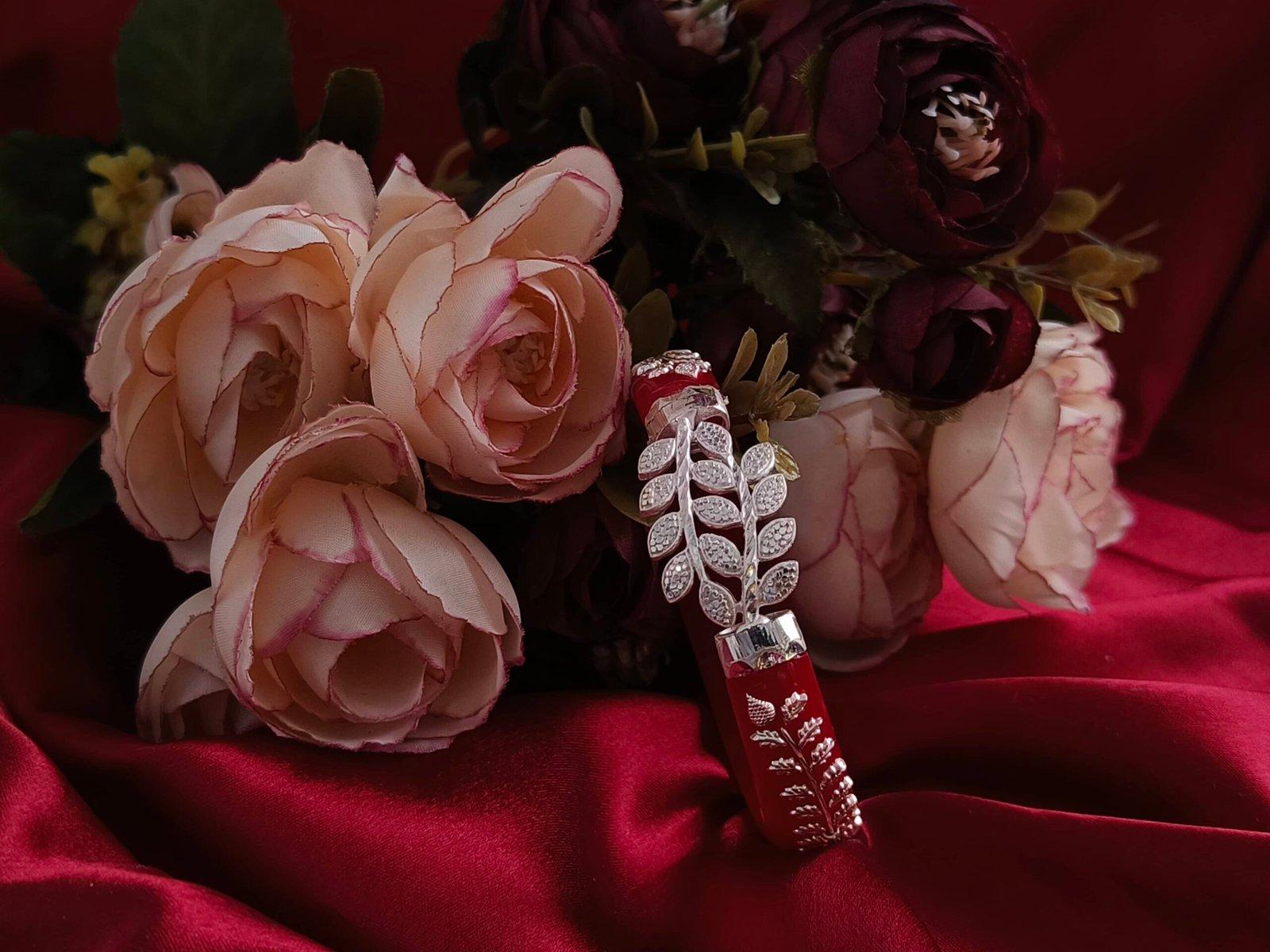 Gahenaz Silver Leaf Pola Size 2.4